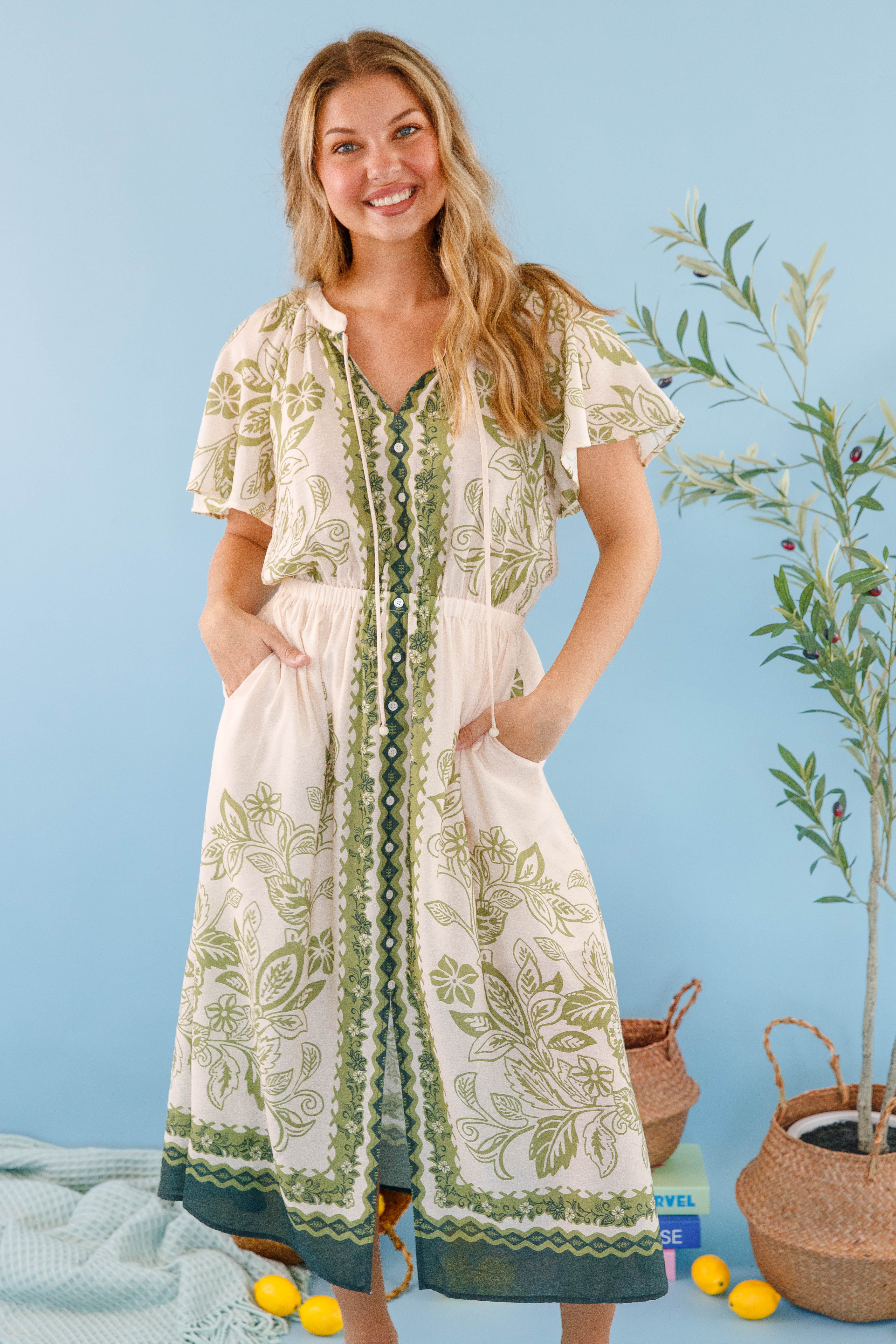 Step Into Summer Midi Dress