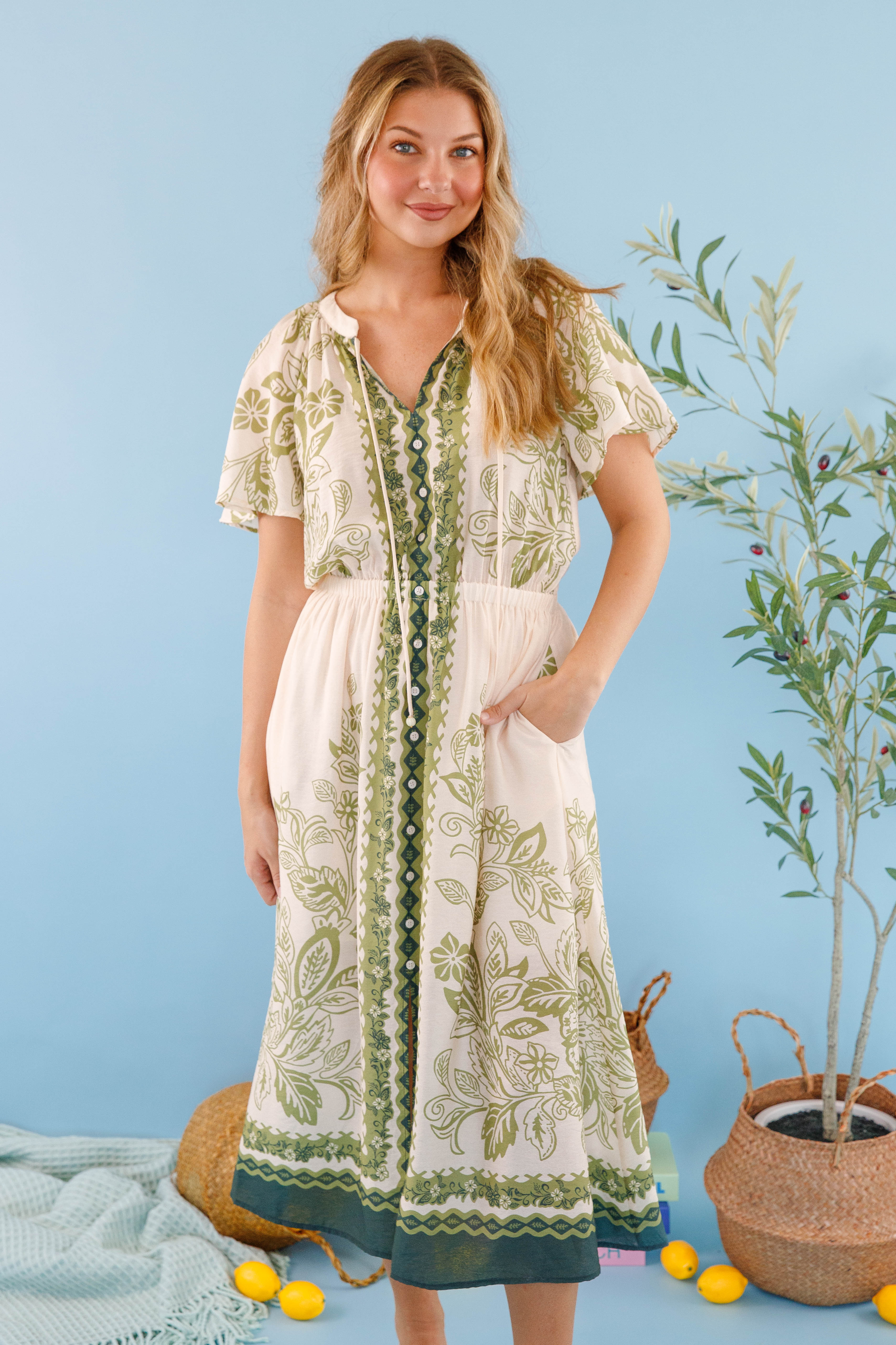 Step Into Summer Midi Dress