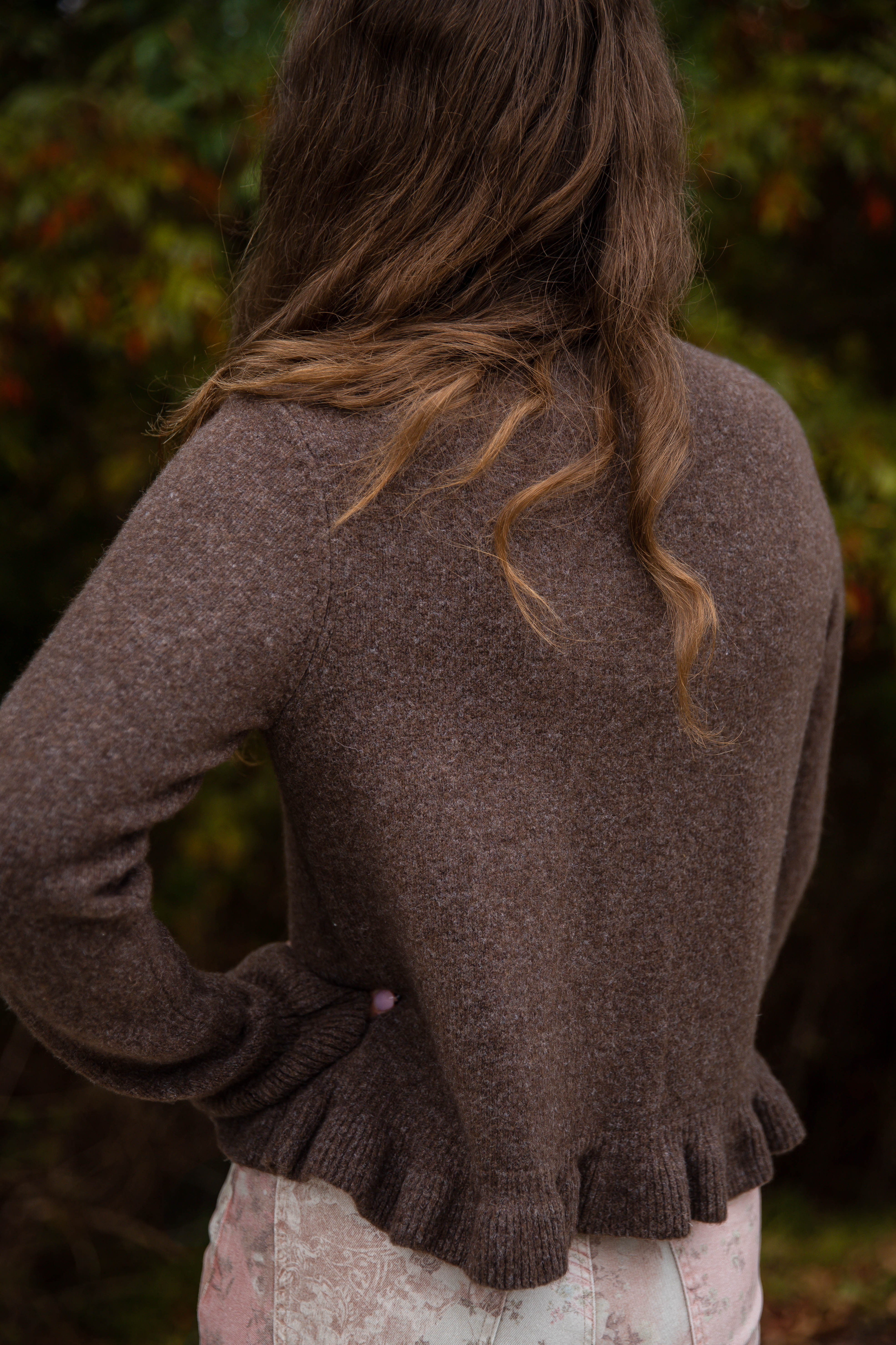 The Sweeter Side Cardigan-Brown