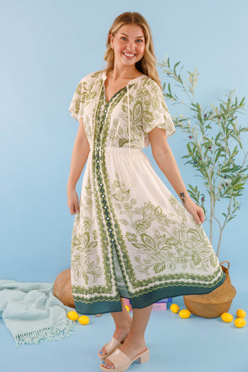 Step Into Summer Midi Dress