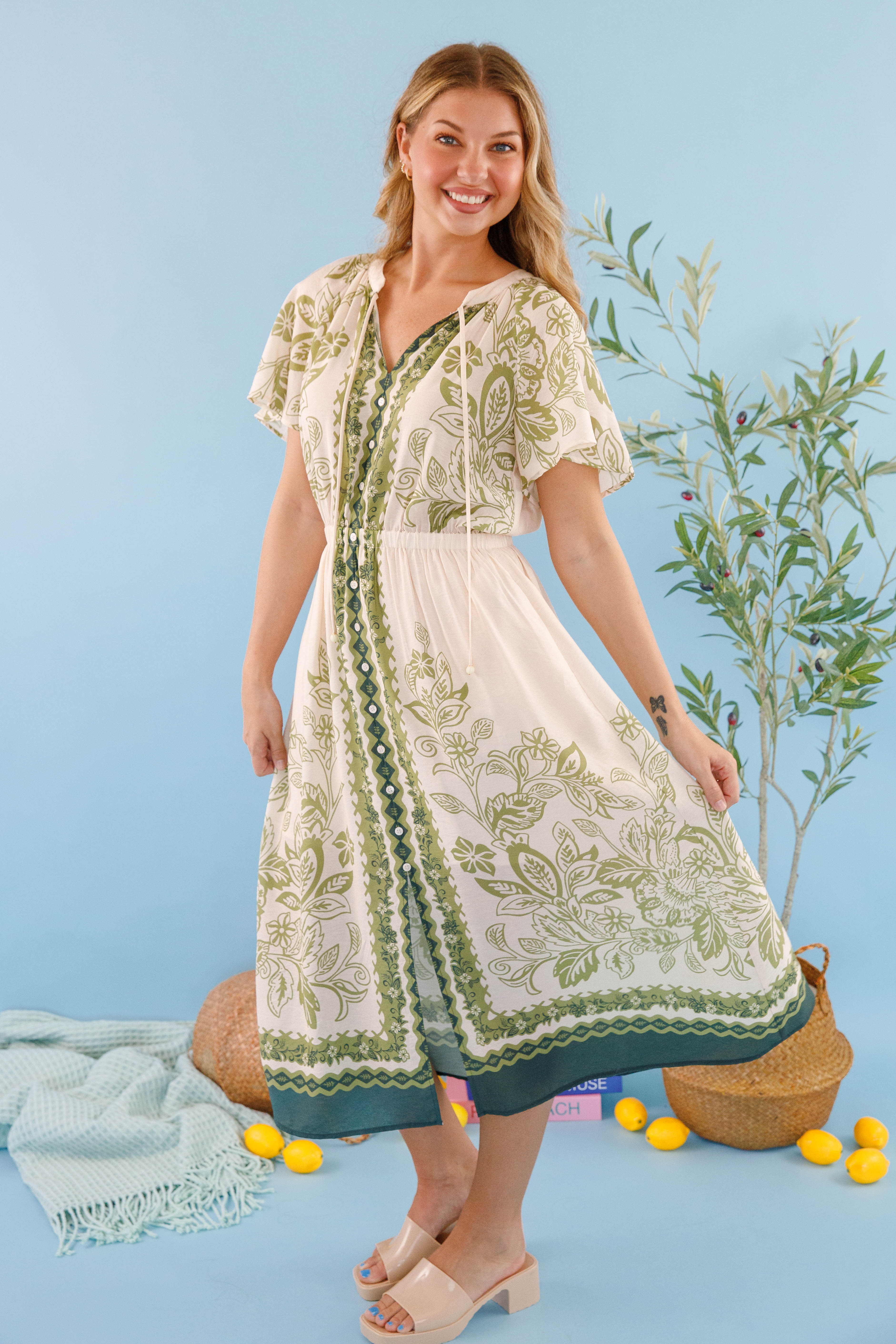 Step Into Summer Midi Dress