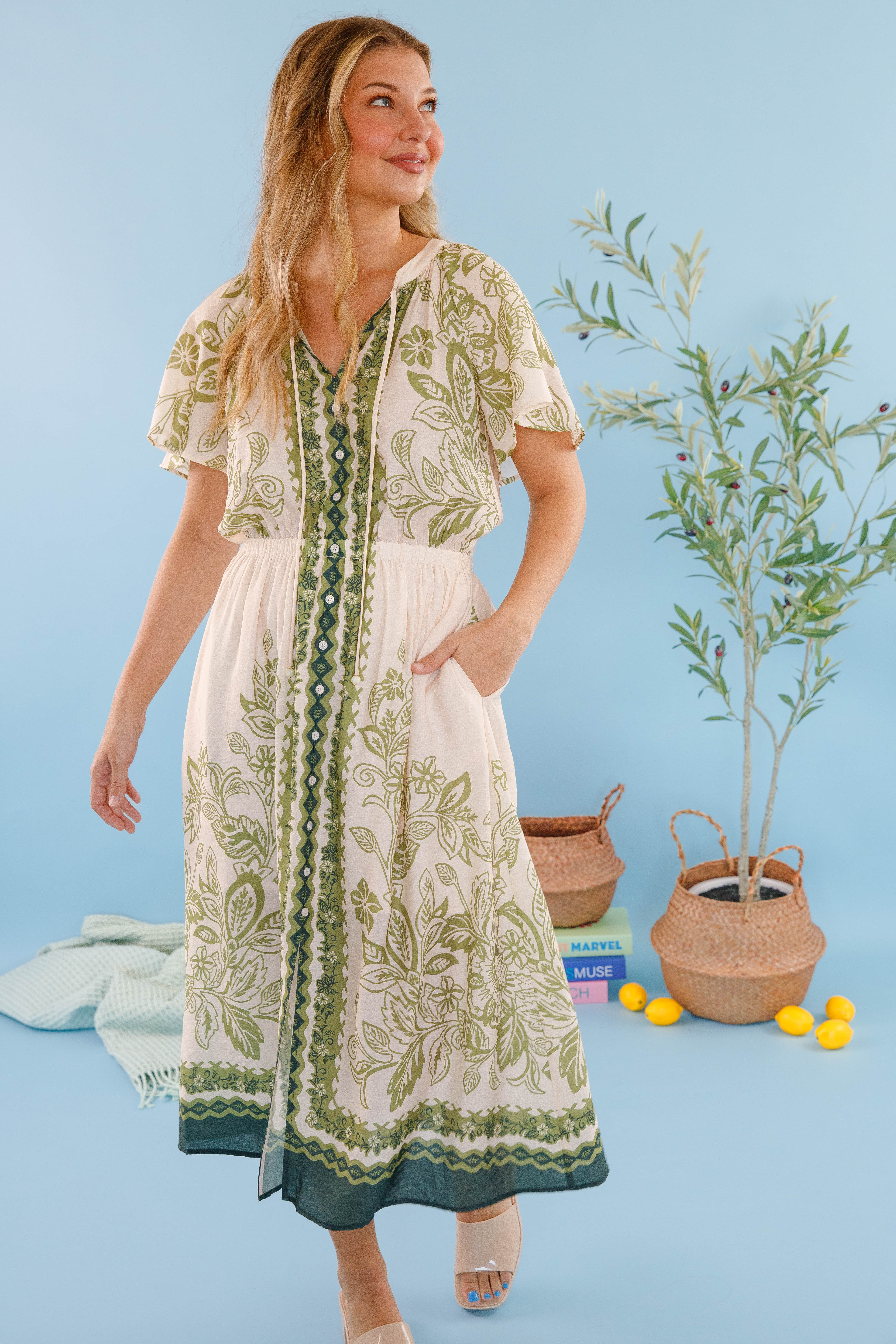 Step Into Summer Midi Dress