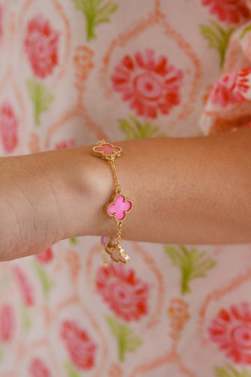 Elegant Admiration Double Sided Bracelet-Pink
