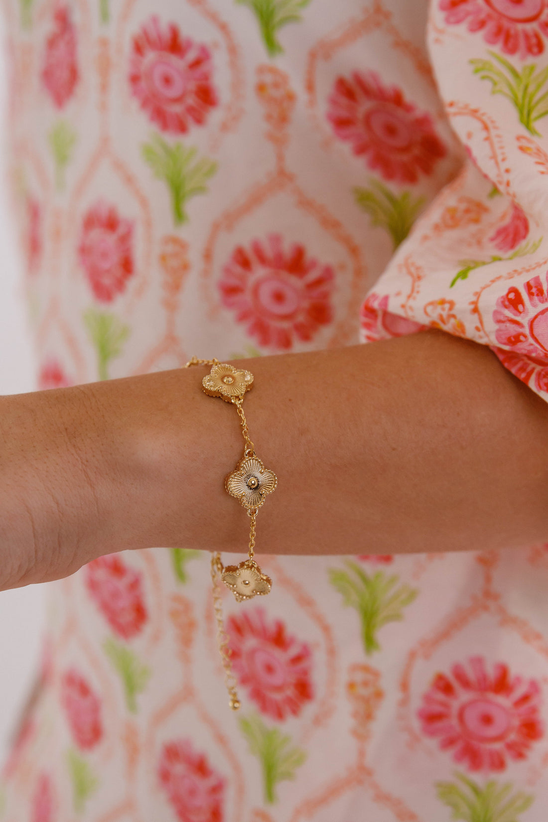 Elegant Admiration Double Sided Bracelet-Pink