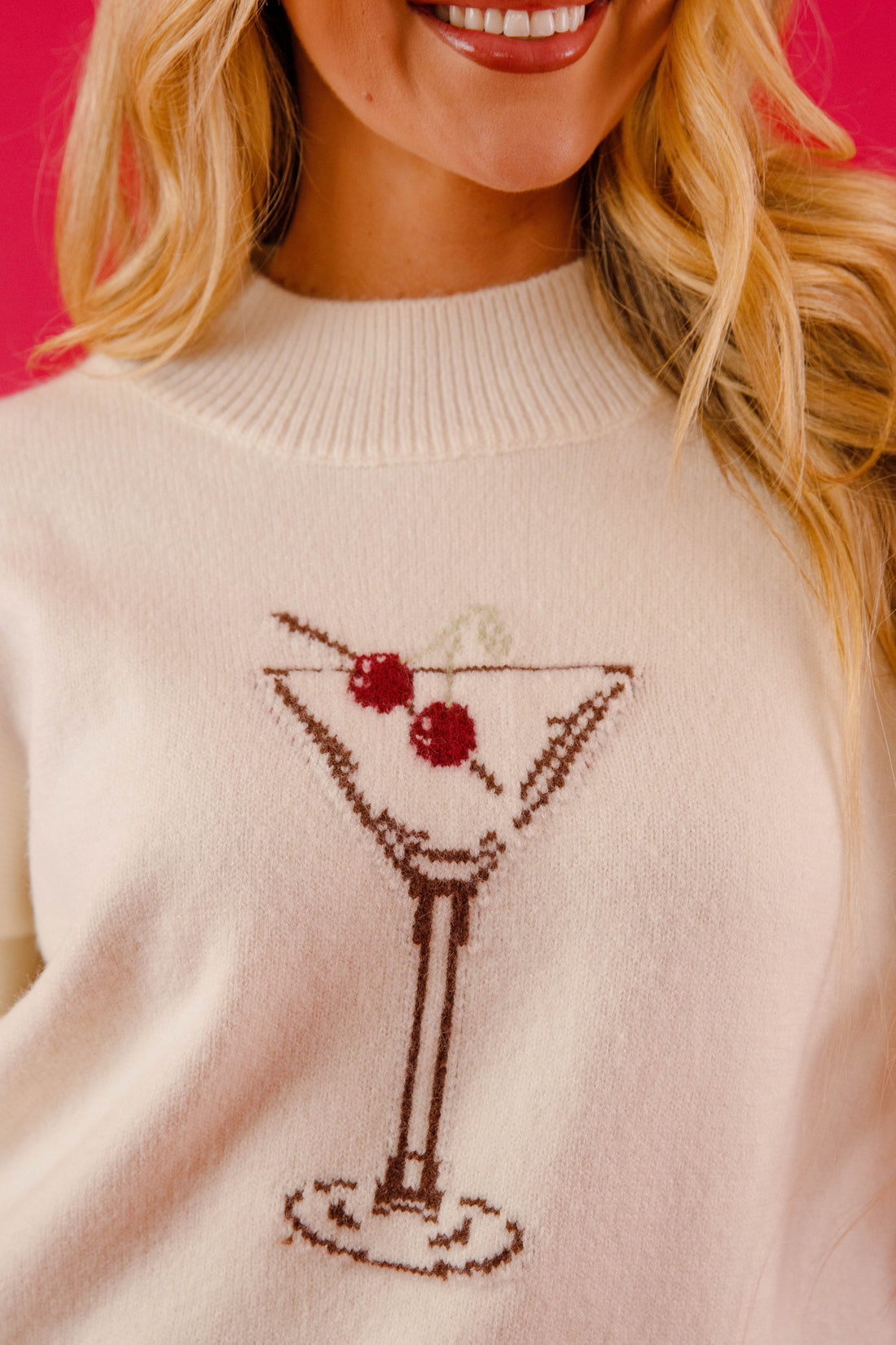 FINAL SALE: Sipping Martinis Sweater