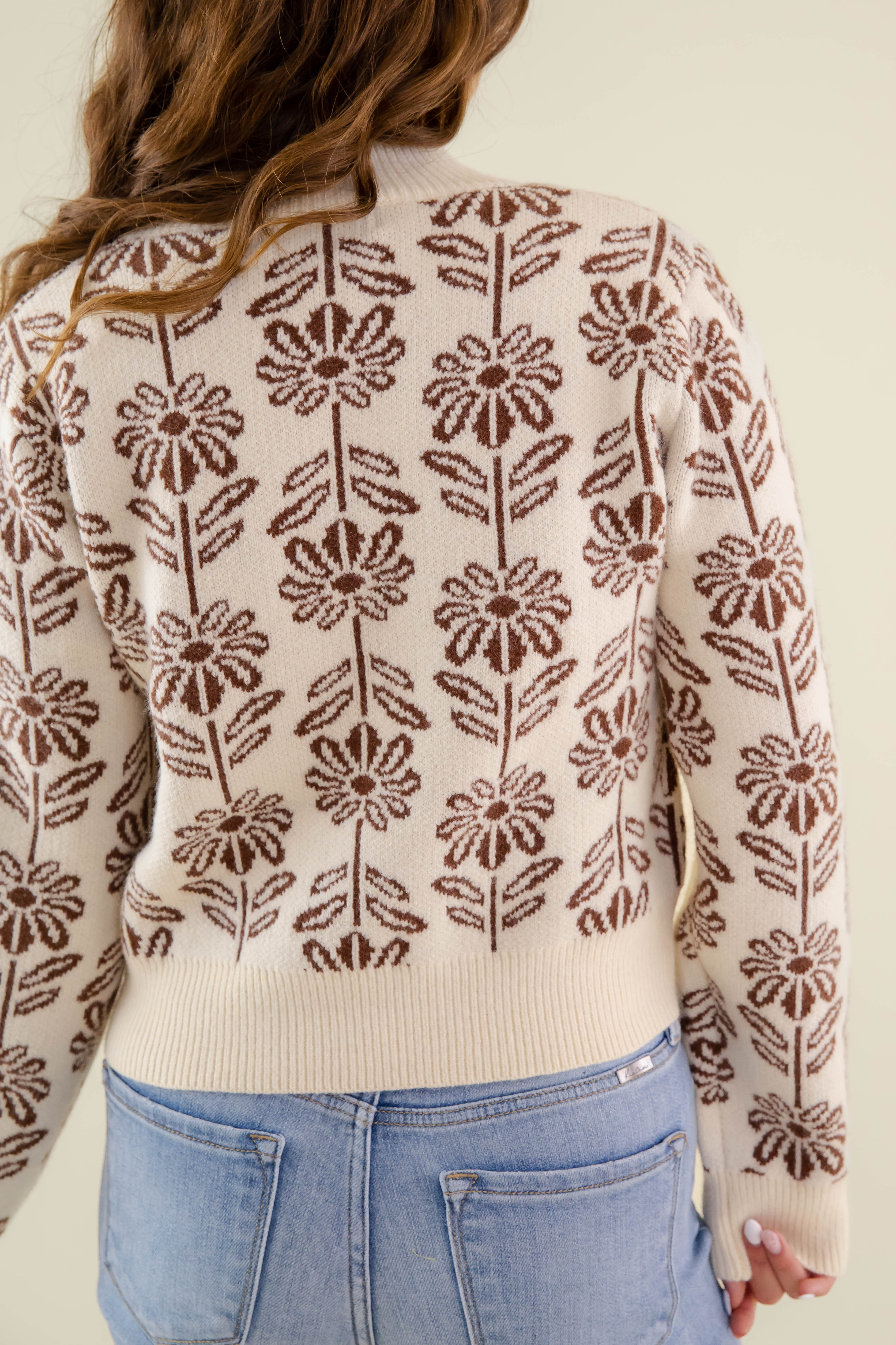 RESTOCK: Power in Patience Sweater-Brown
