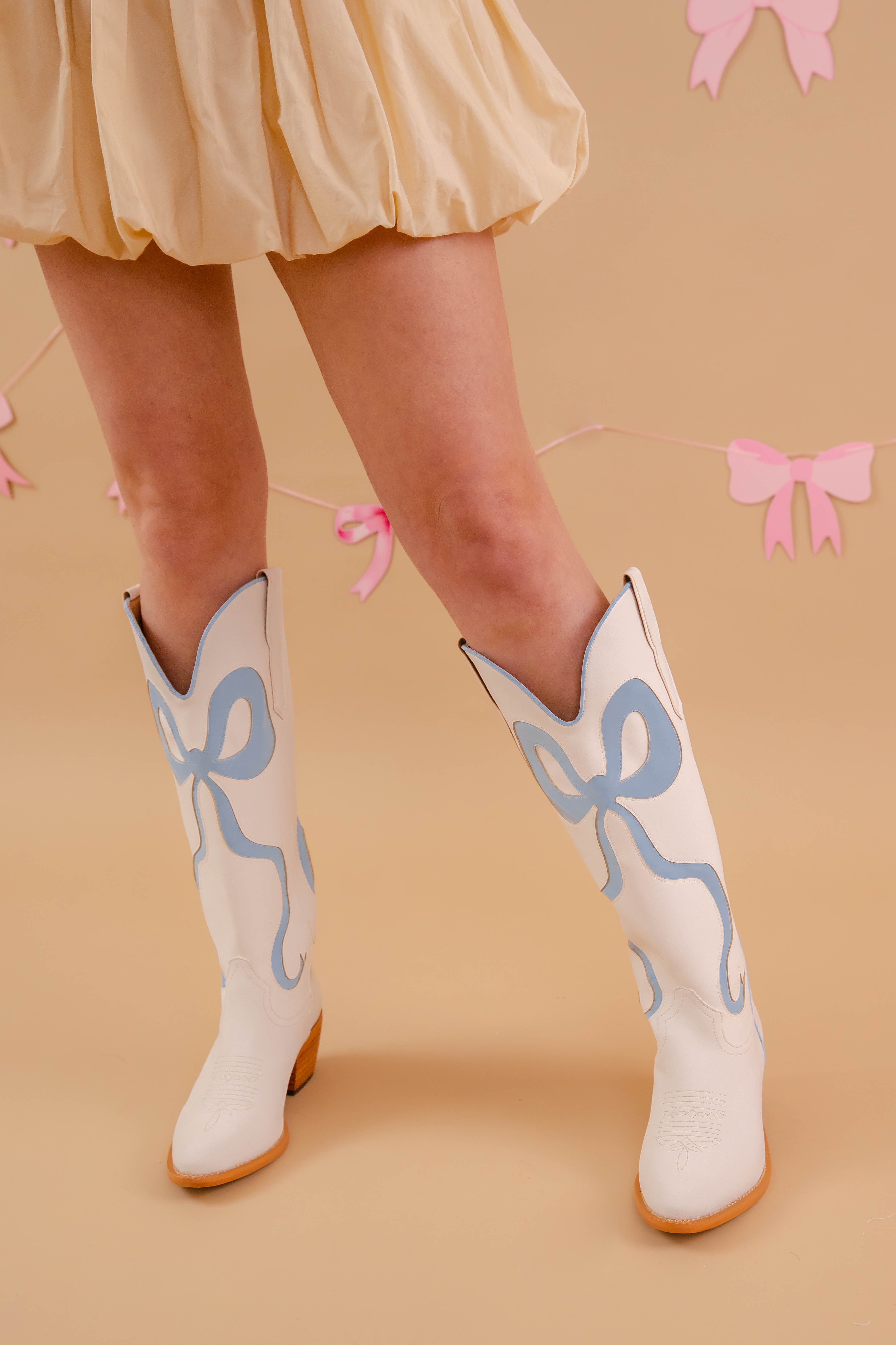 RESTOCK: Ruby Western Boots-Blue