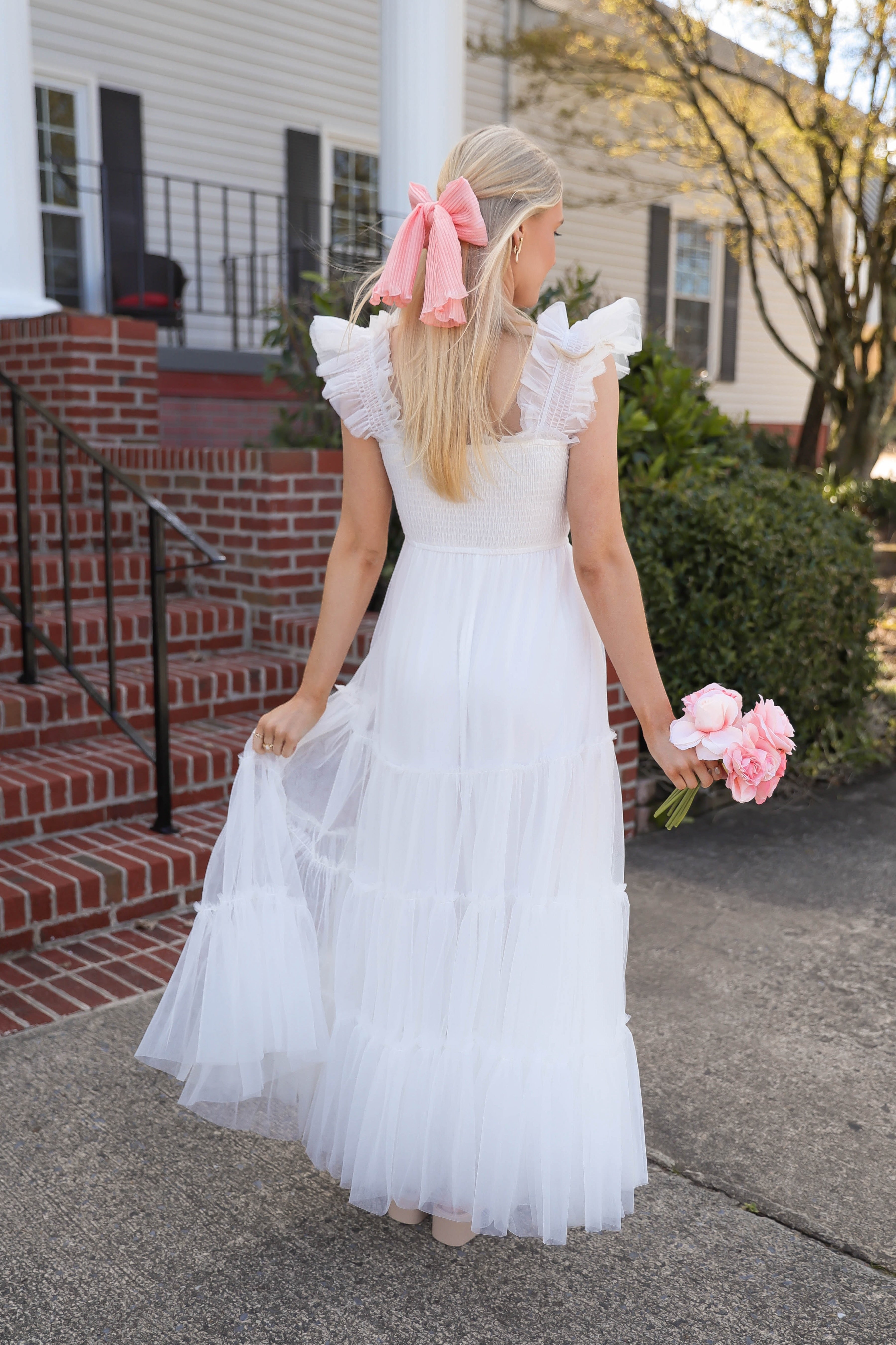 RESTOCK: She's Beauty & Grace Maxi Dress-White