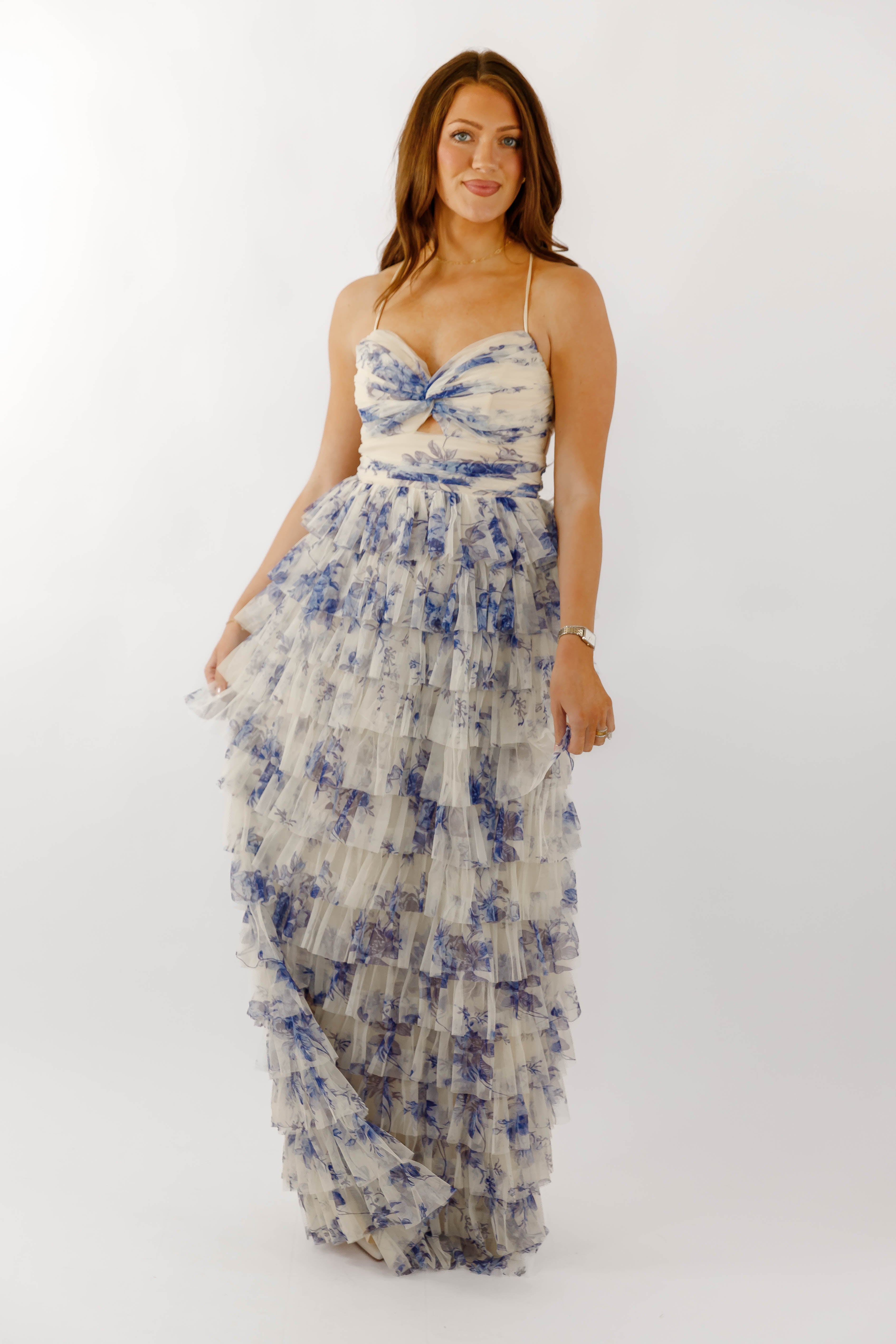 Piecing It Together Tulle Maxi Dress