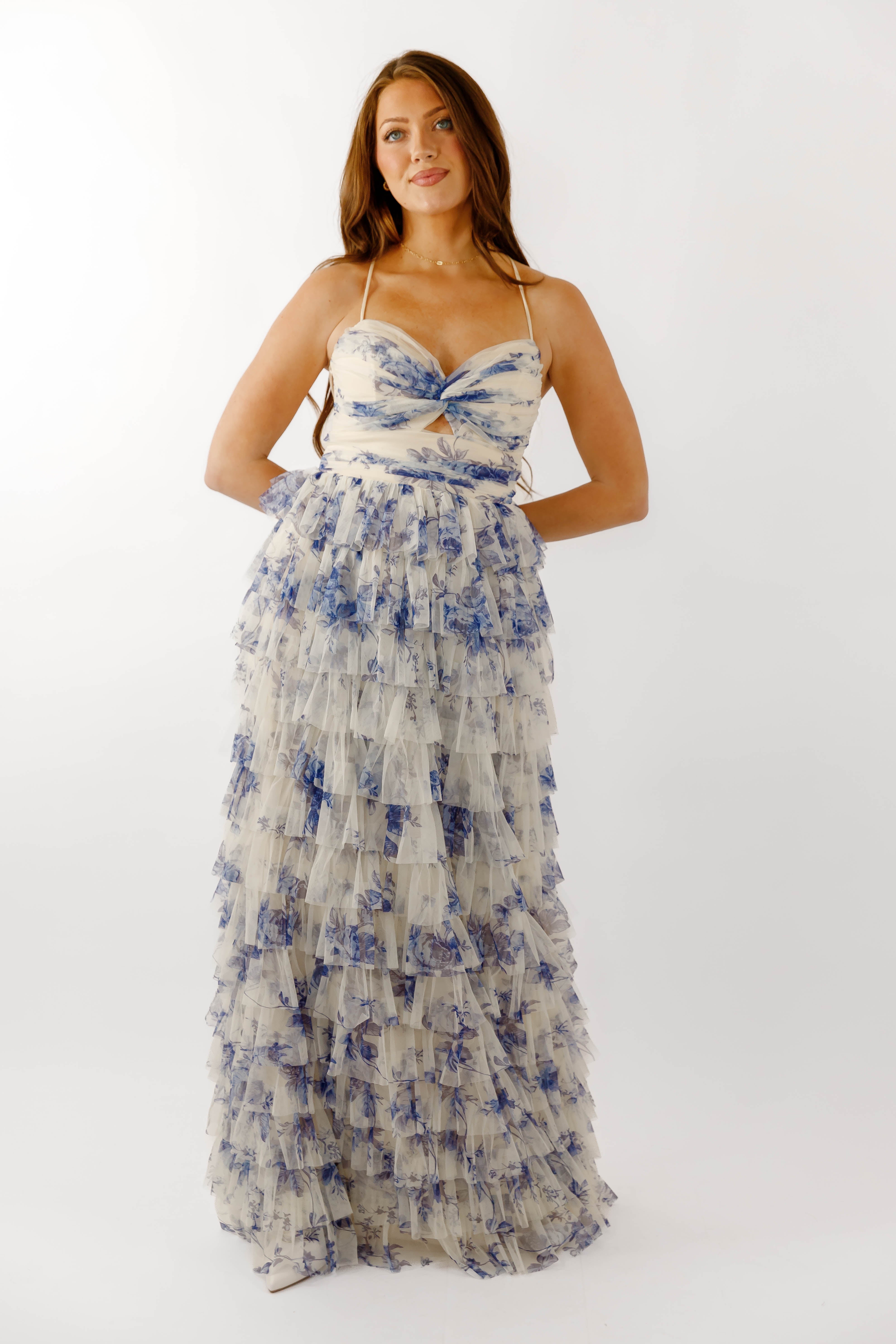 Piecing It Together Tulle Maxi Dress