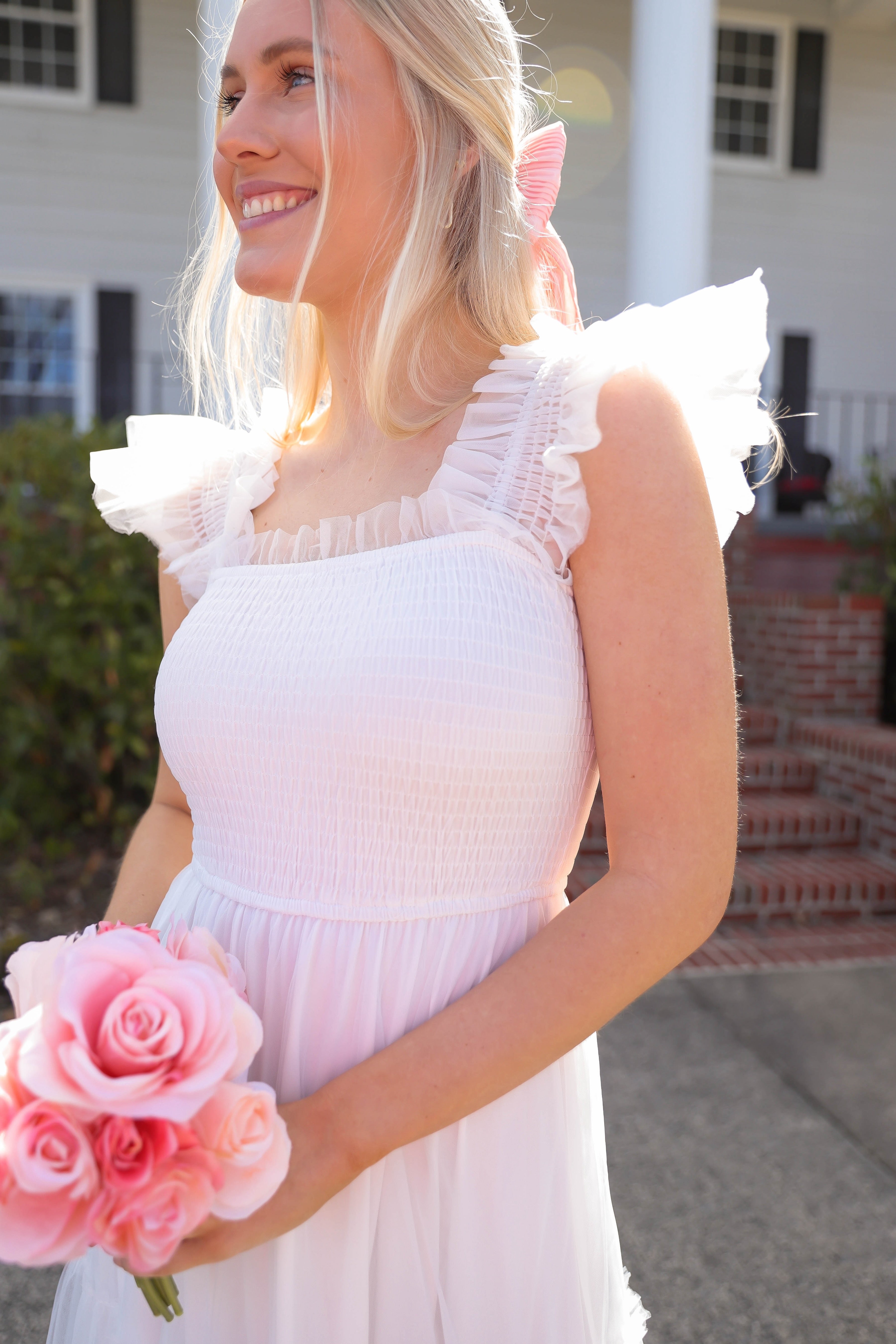 RESTOCK: She's Beauty & Grace Maxi Dress-White