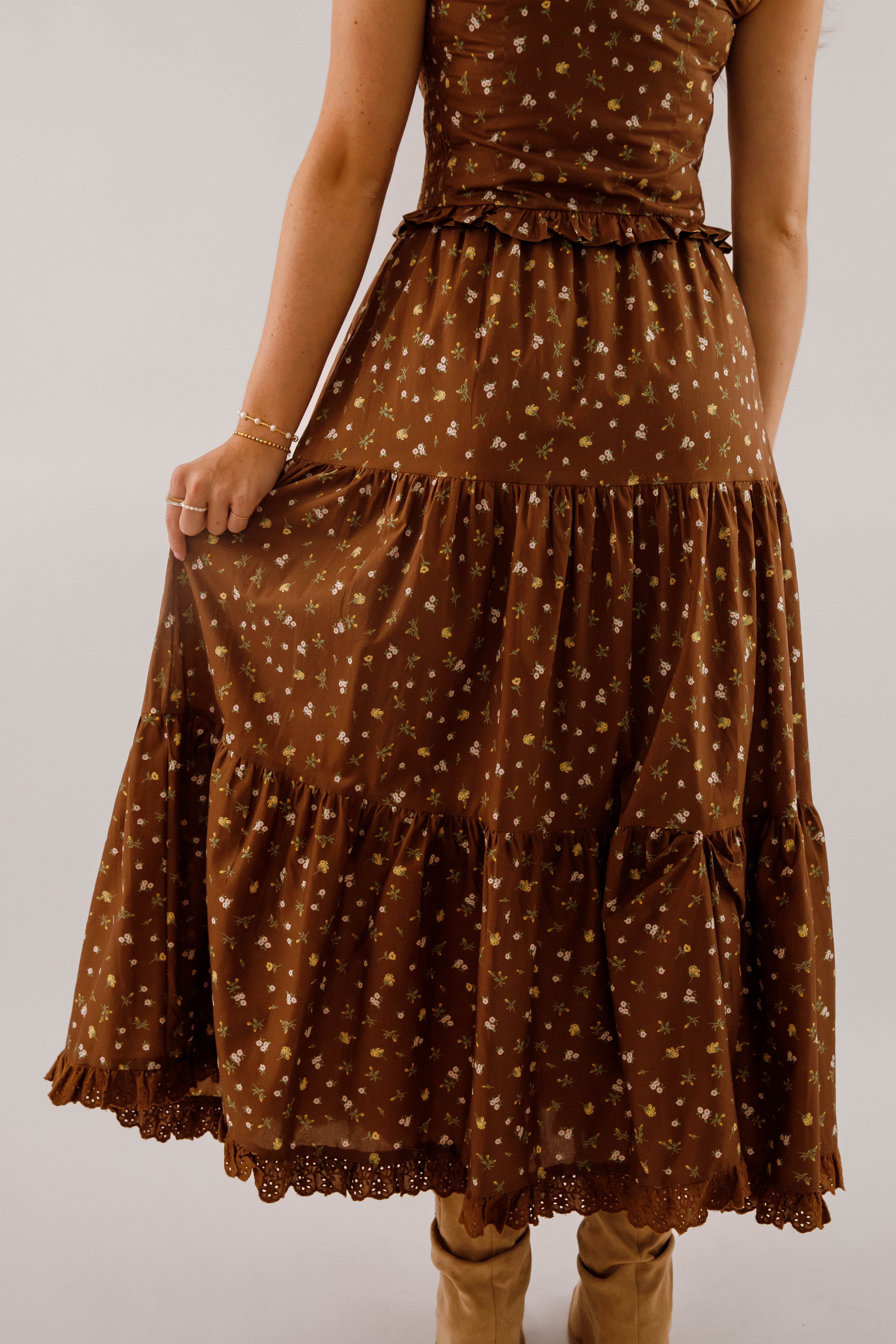 RESTOCK: What It Reminds Me Of Maxi Skirt-Brown