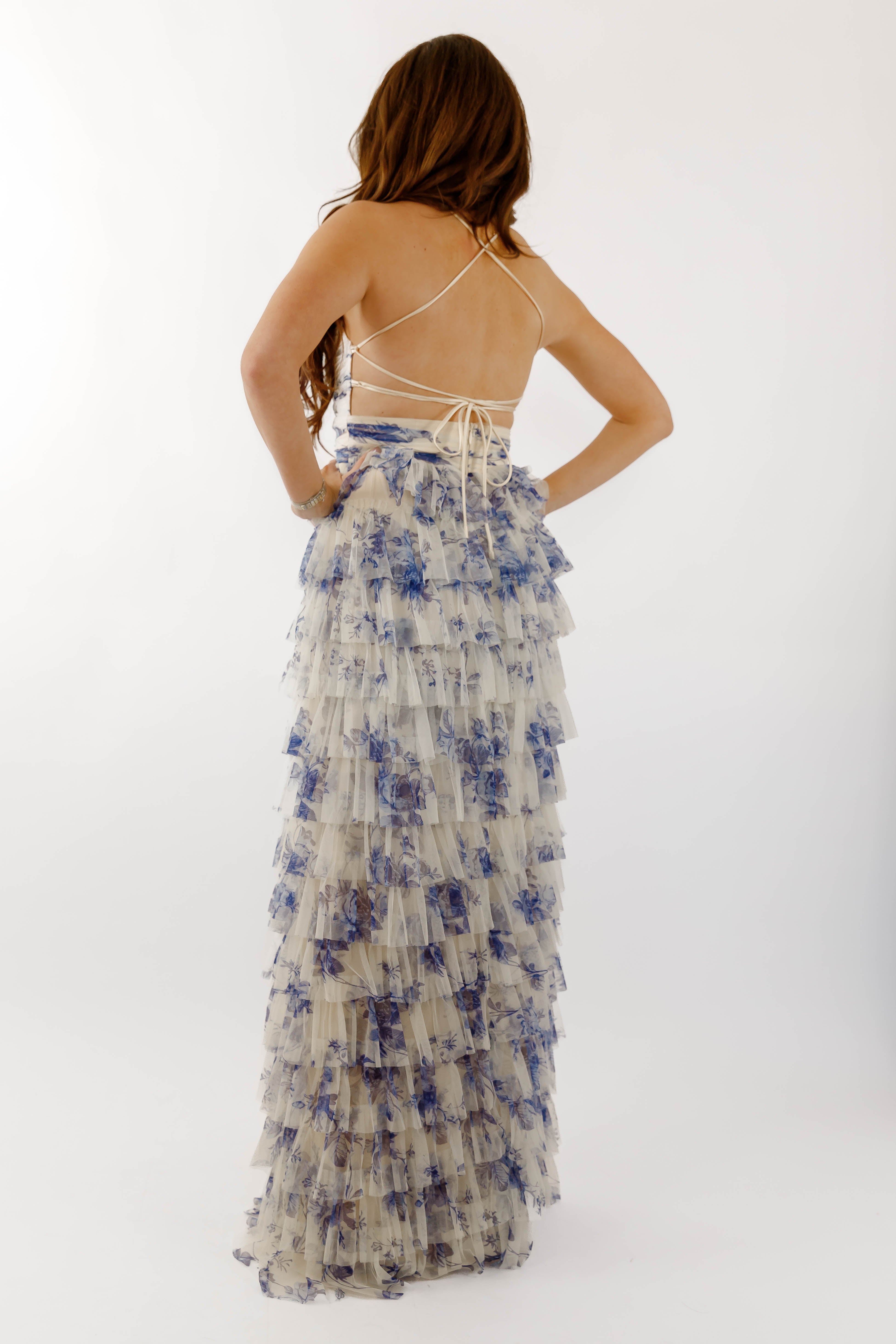 Piecing It Together Tulle Maxi Dress
