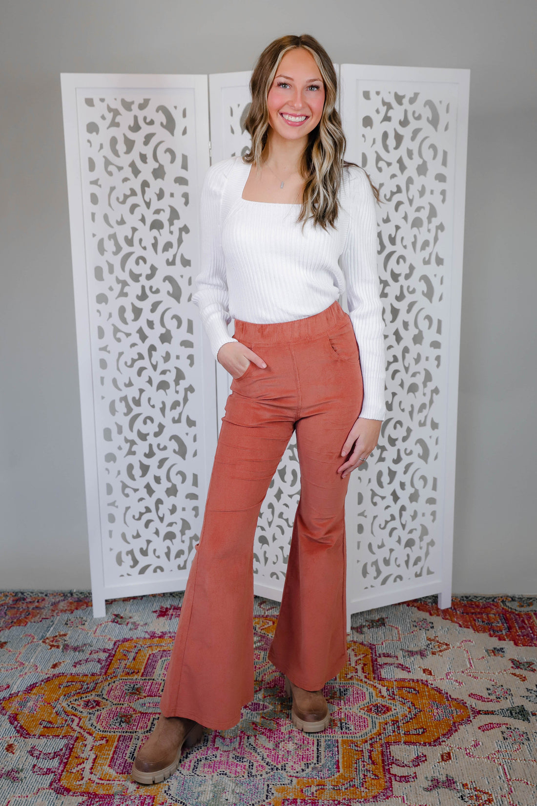 FINAL SALE: My Only Desire Flares-Copper