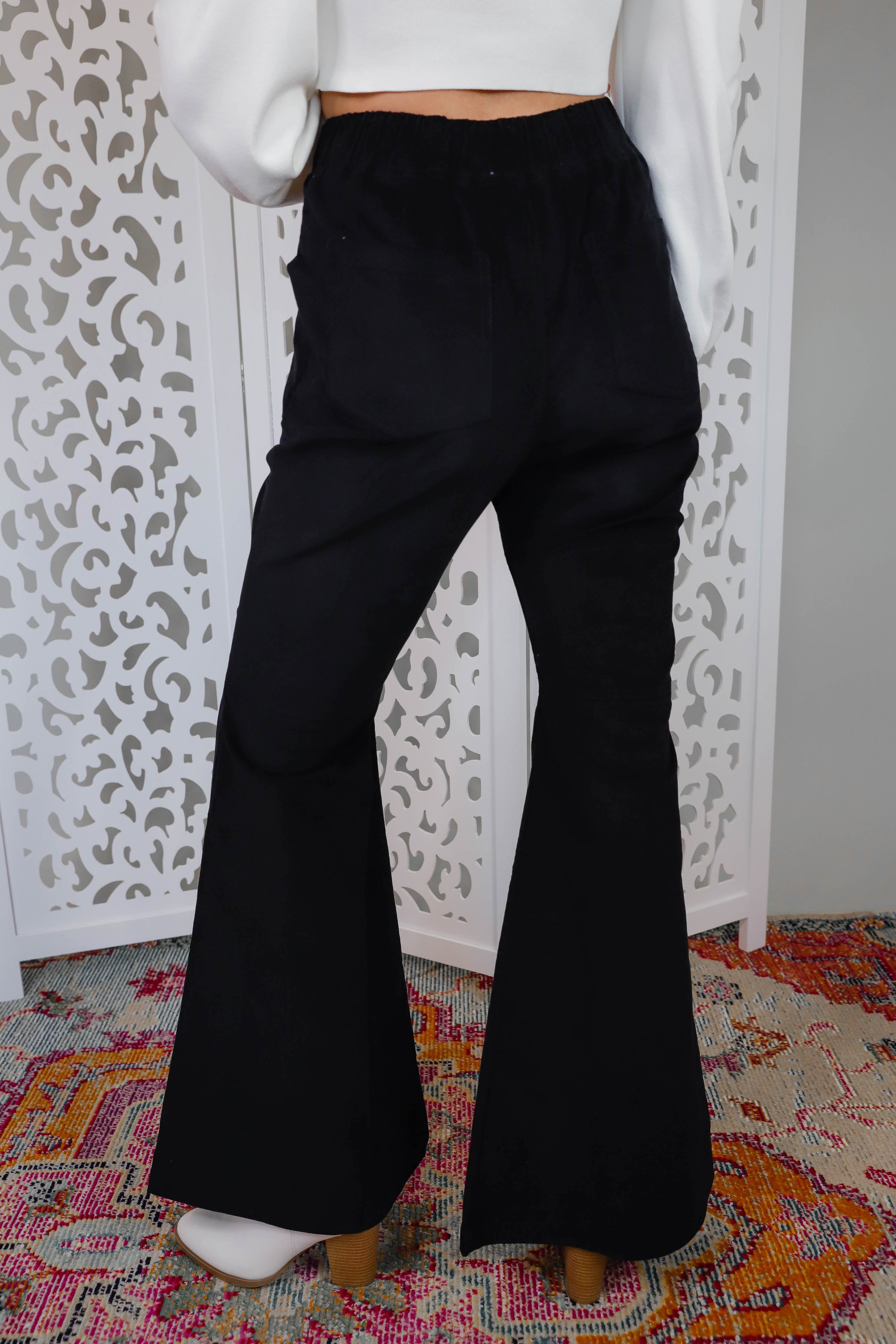 FINAL SALE: My Only Desire Flares-Black