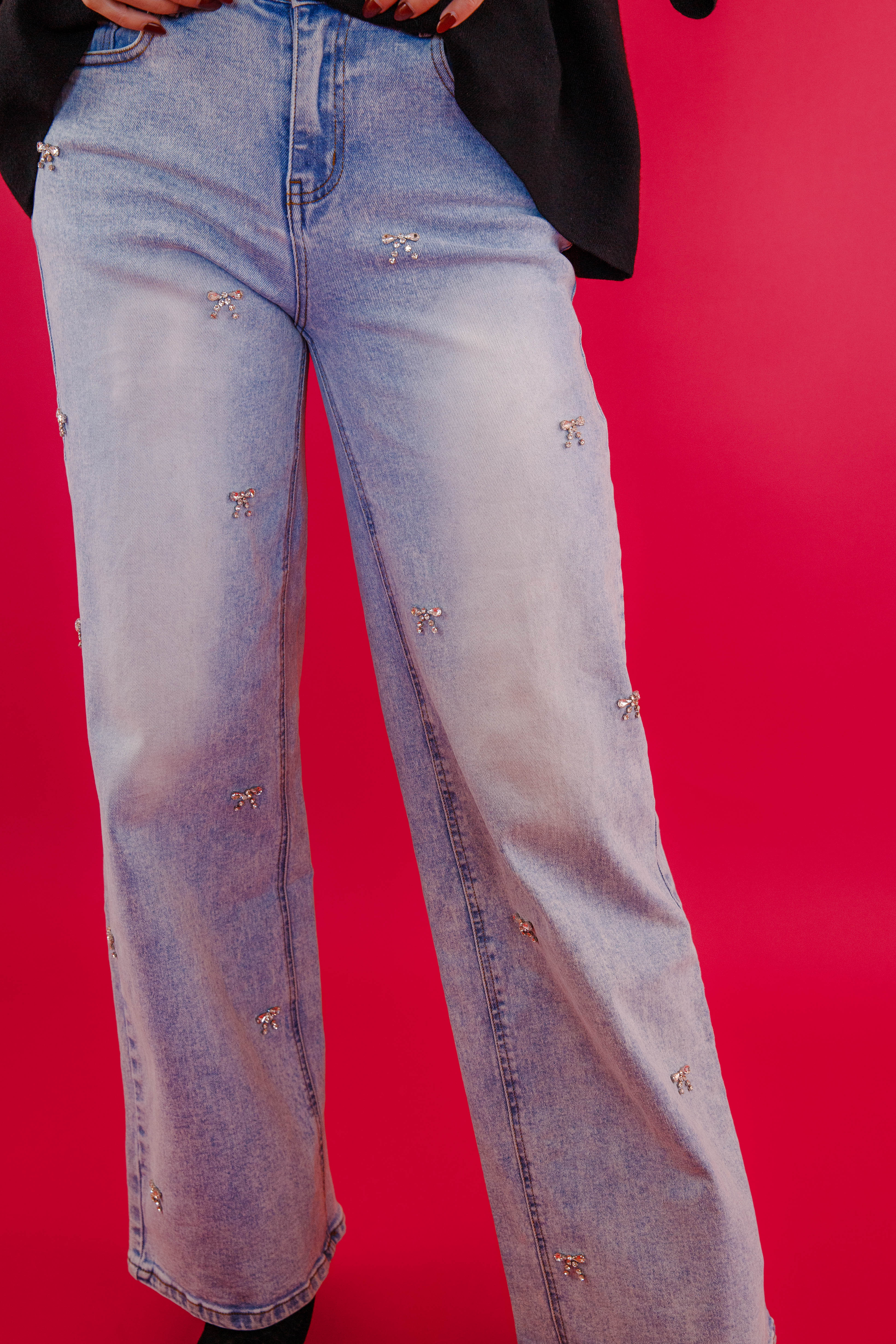 I'm That Girl Rhinestone Denim