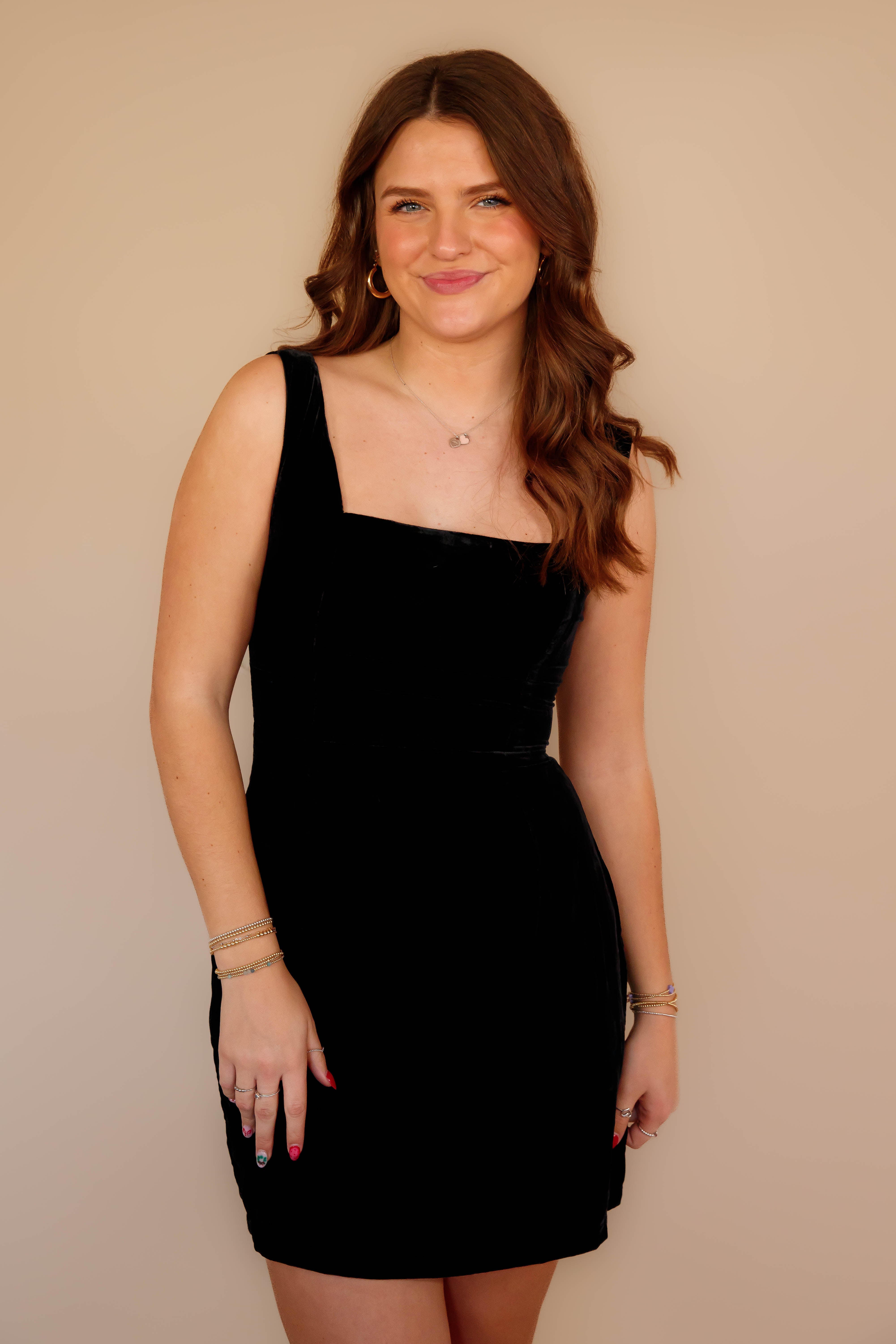It's My Time Mini Dress-Black