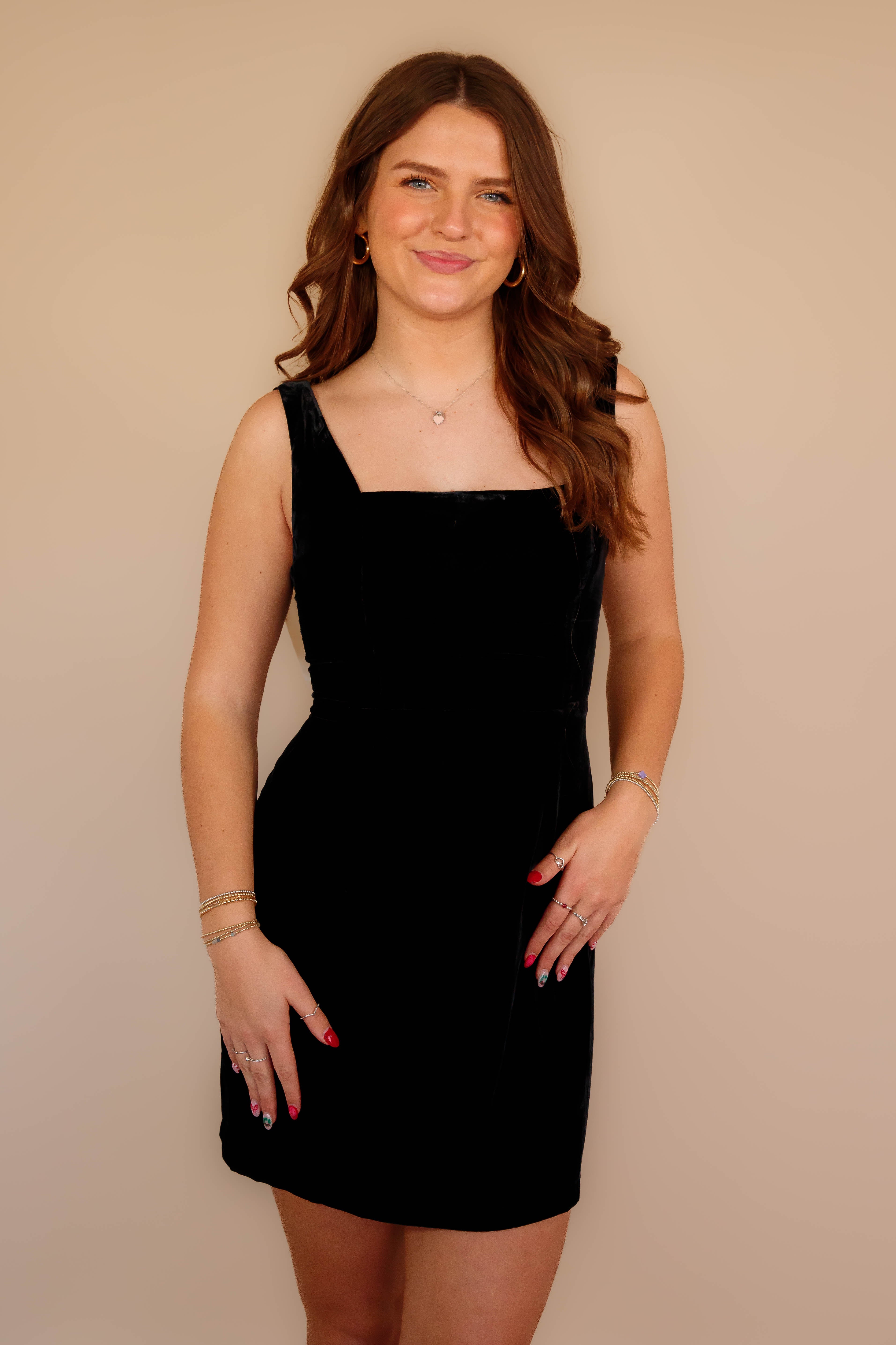 It's My Time Mini Dress-Black