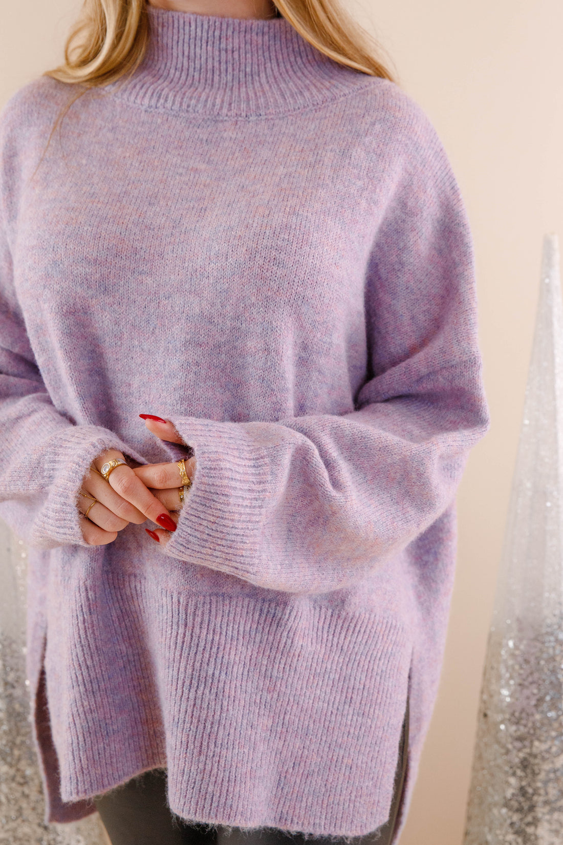 FINAL SALE: Cozy Activities Sweater-Lilac