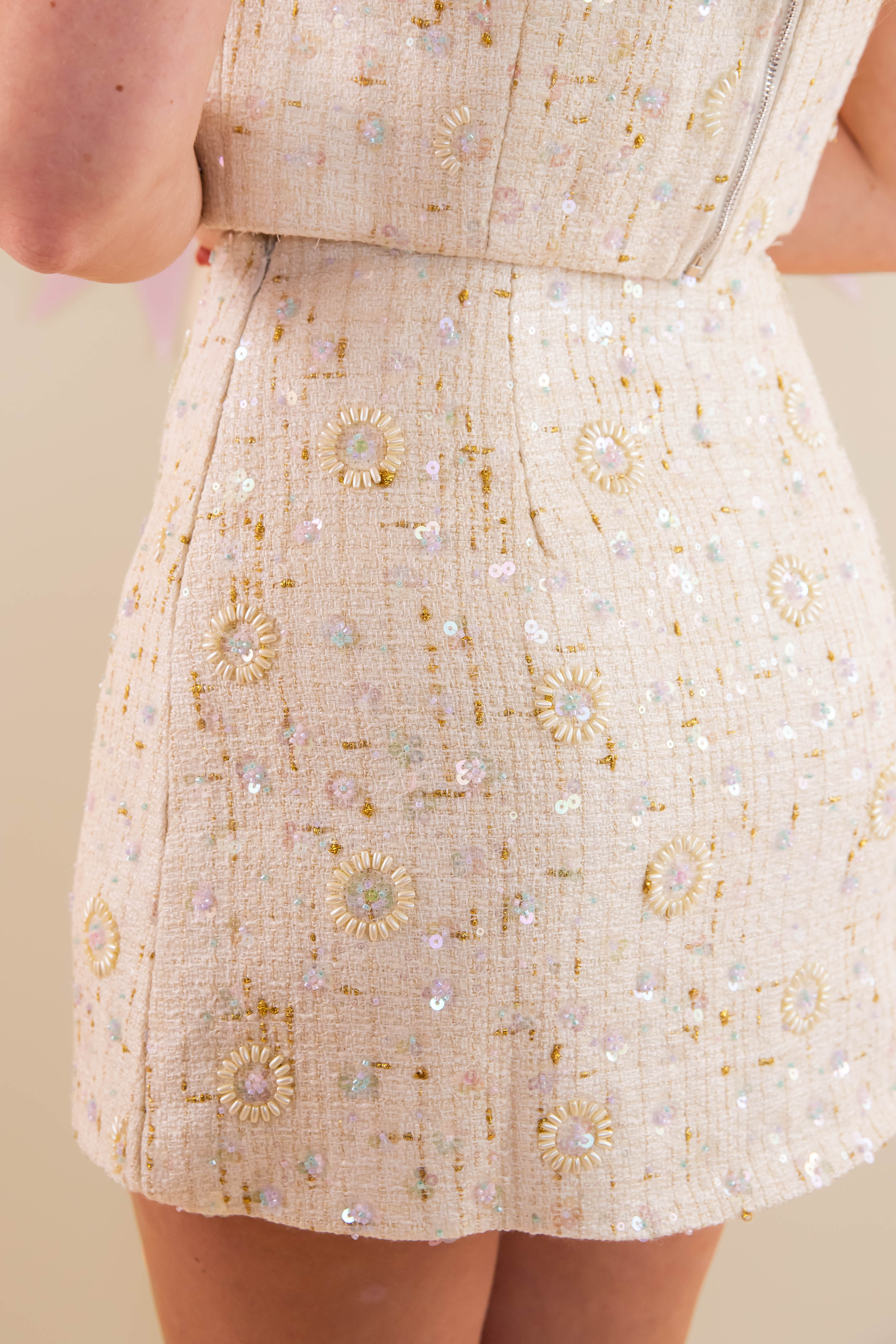 Dancing In the Moonlight Sequin Mini Skirt