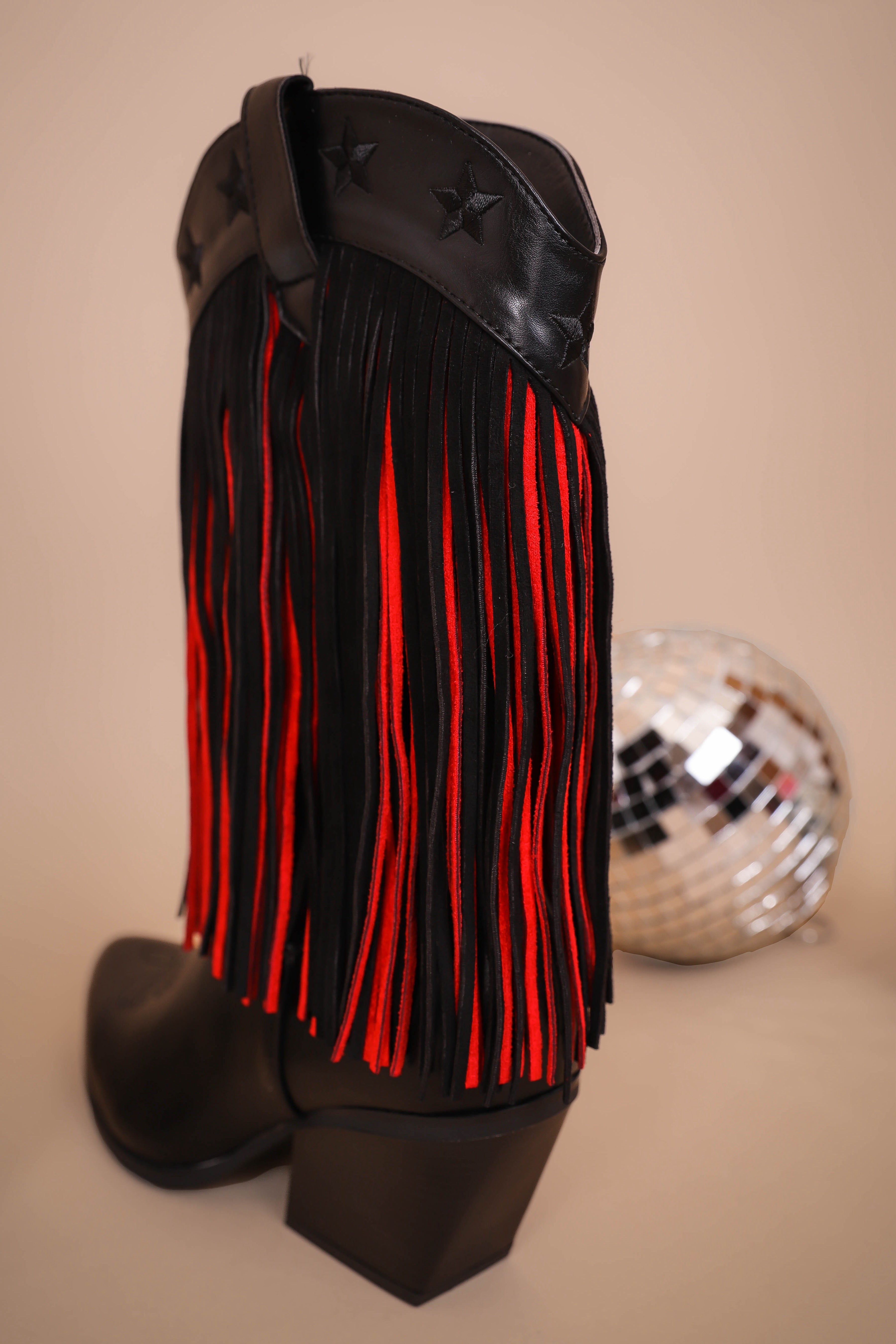 Megan Western Fringe Boots