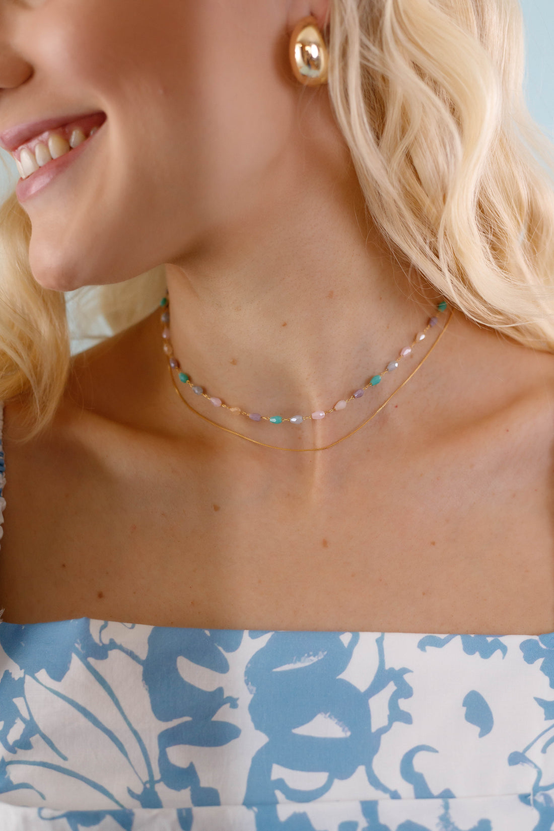 FINAL SALE: Keep You Mine Necklace-Blush