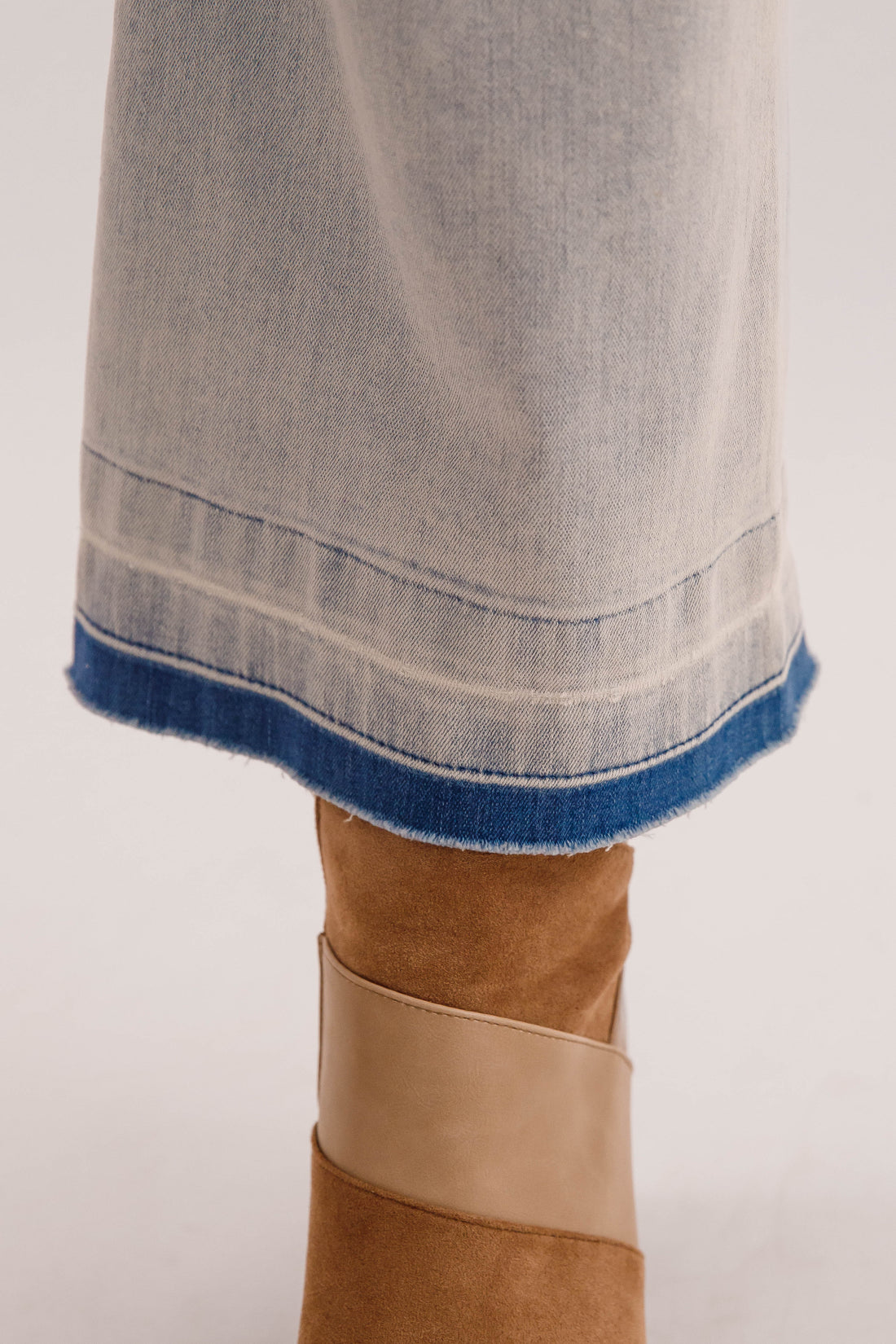 Faded Details Denim