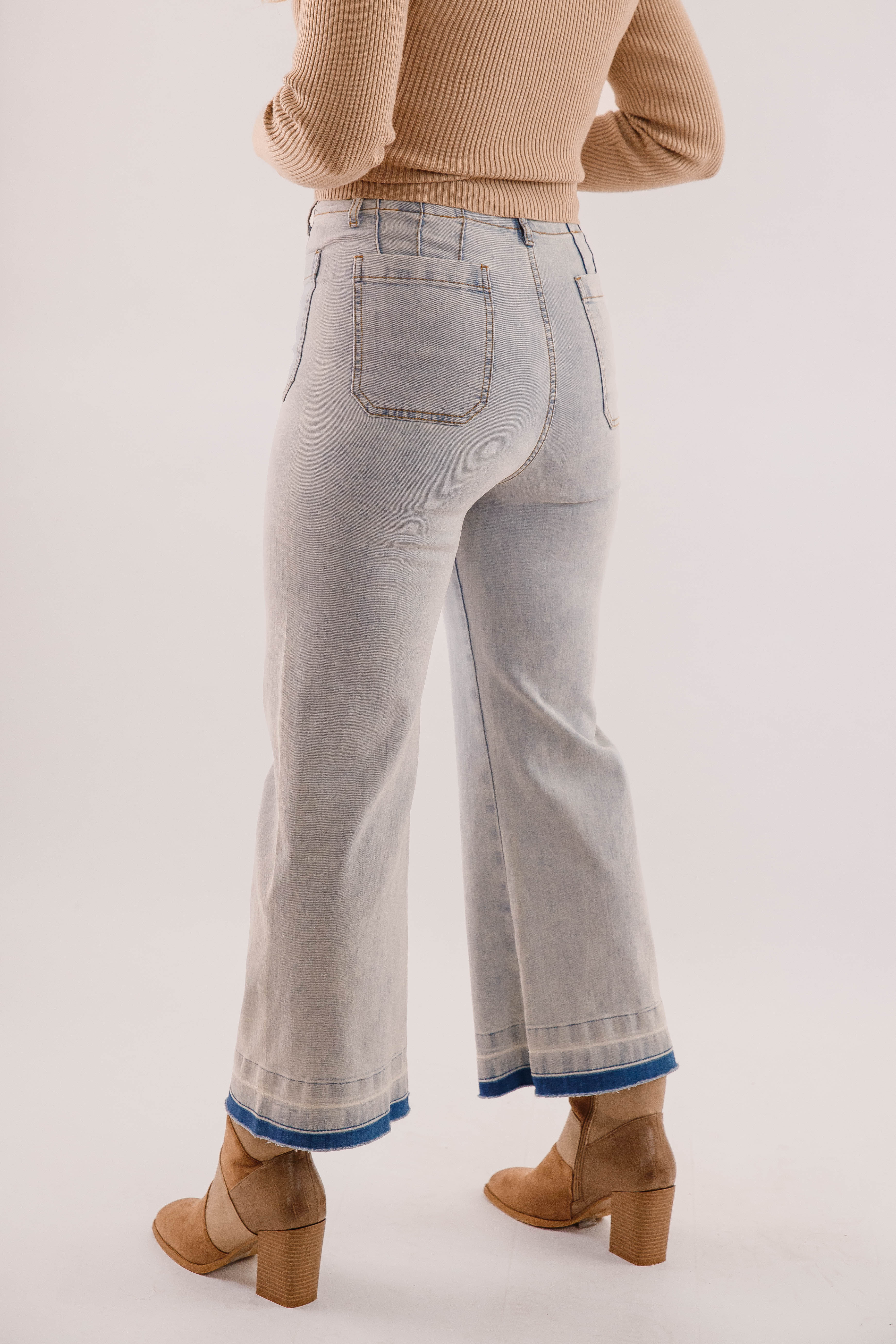 Faded Details Denim