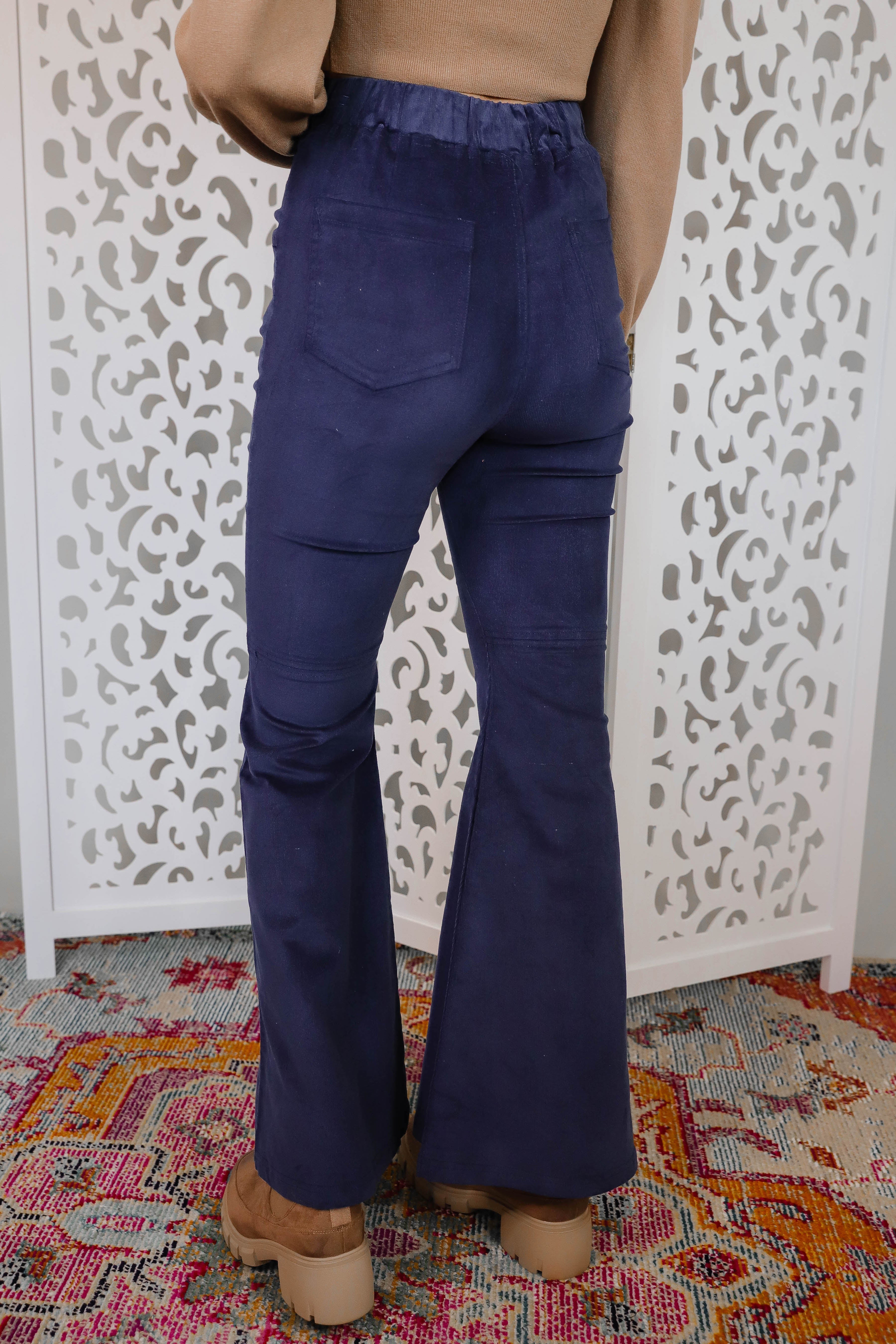 FINAL SALE: My Only Desire Flares-Navy