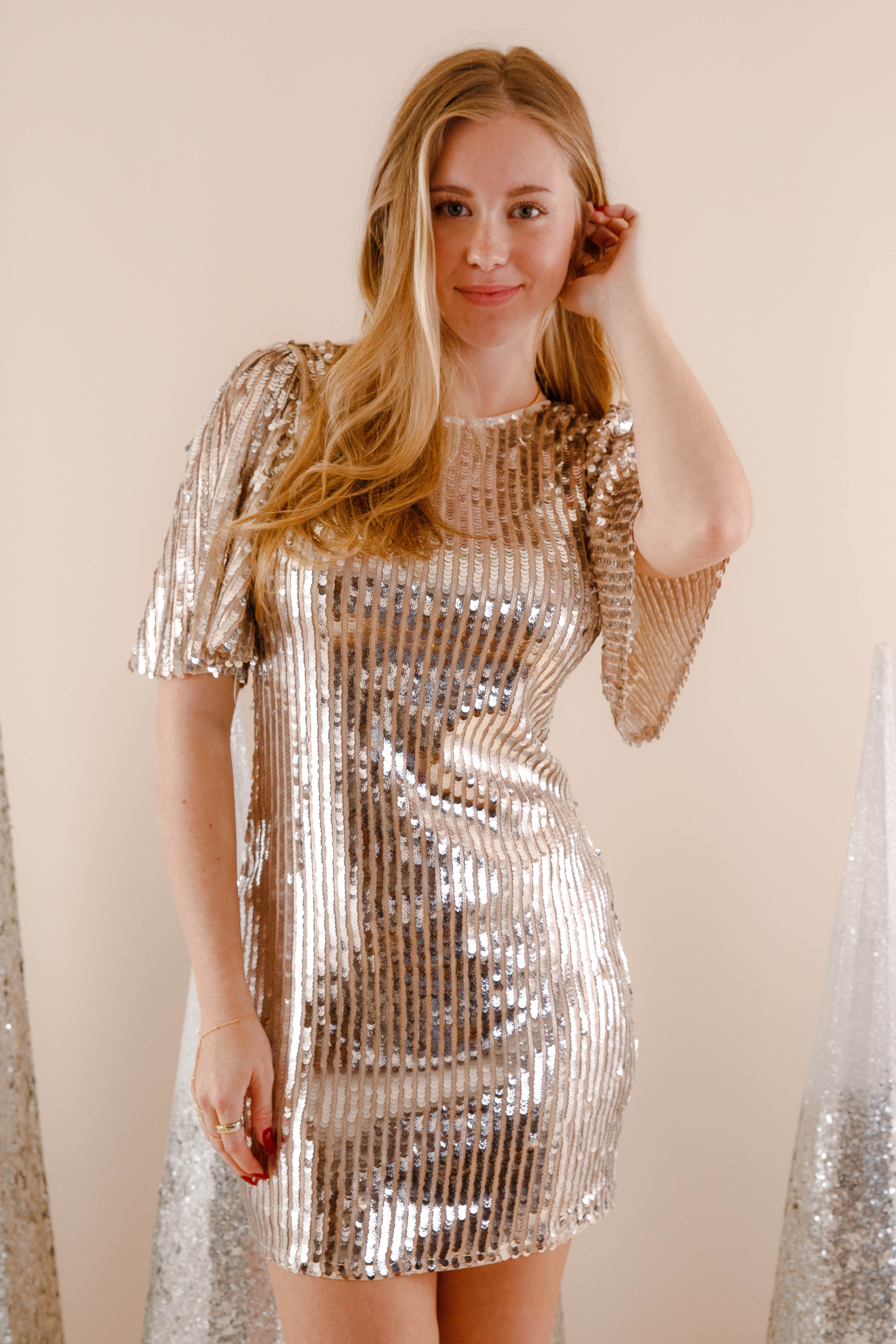 Glitz and Glamour Sequin Mini Dress