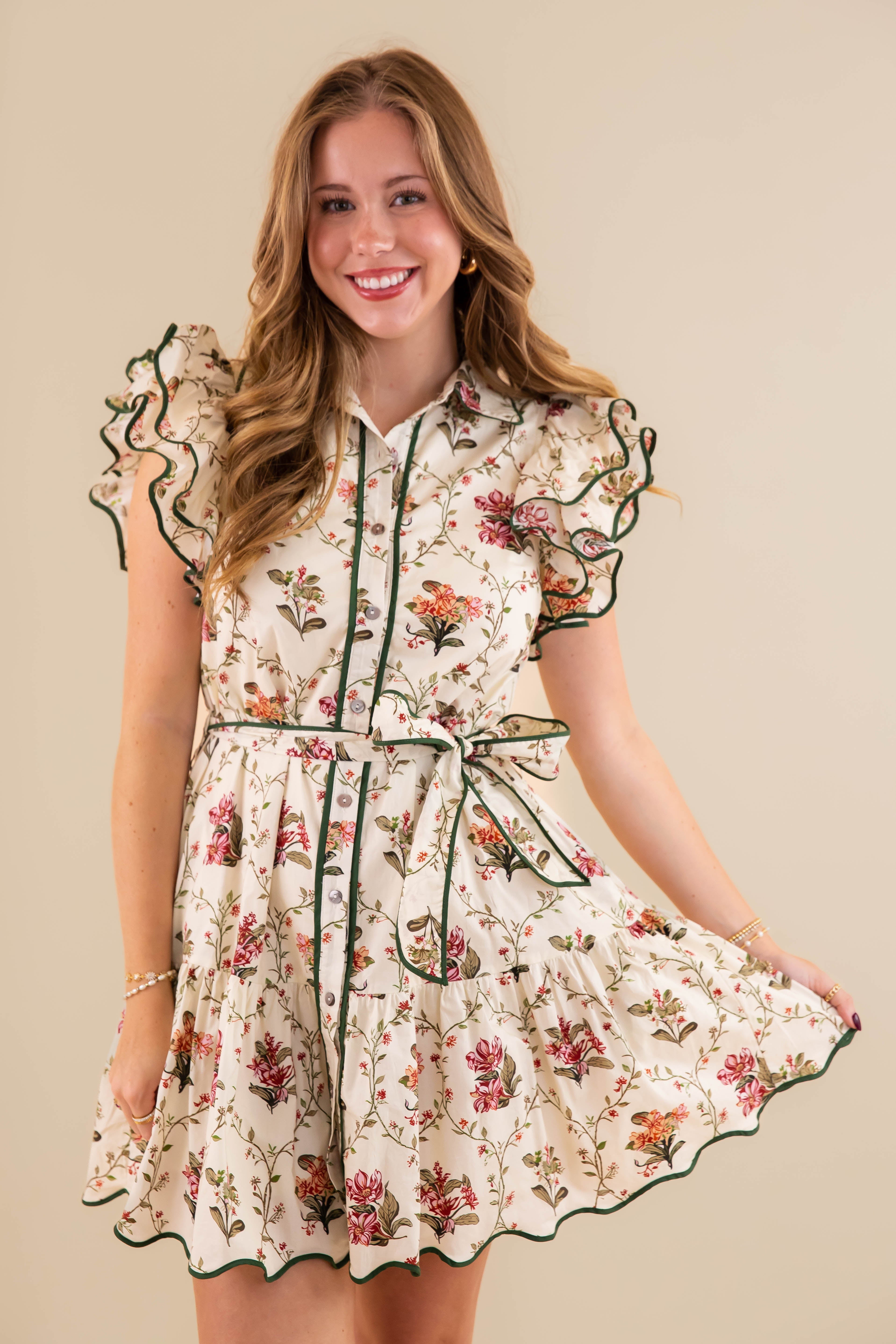 Before You Go Dress-Beige