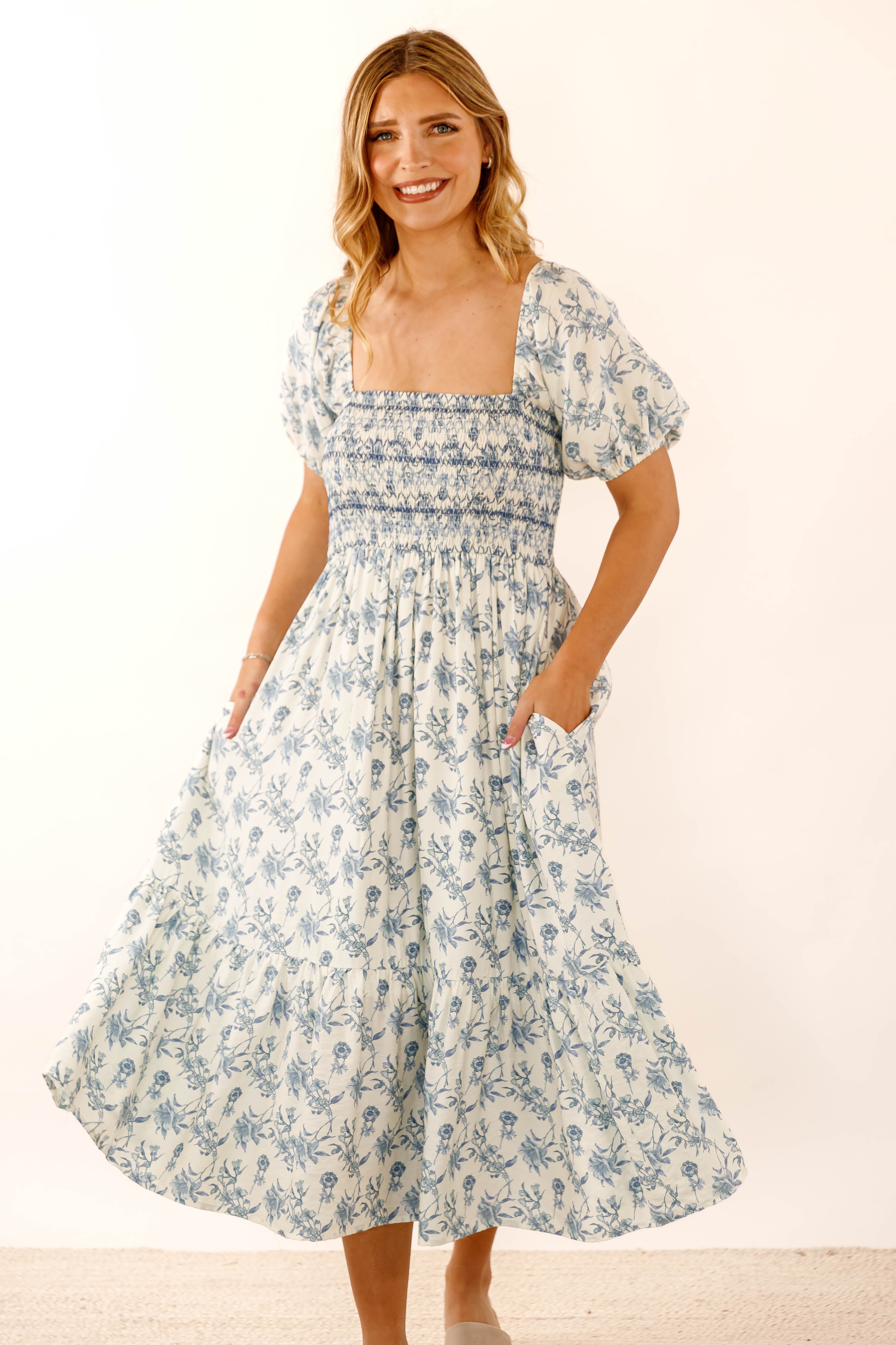 Always Close To Home Midi Dress