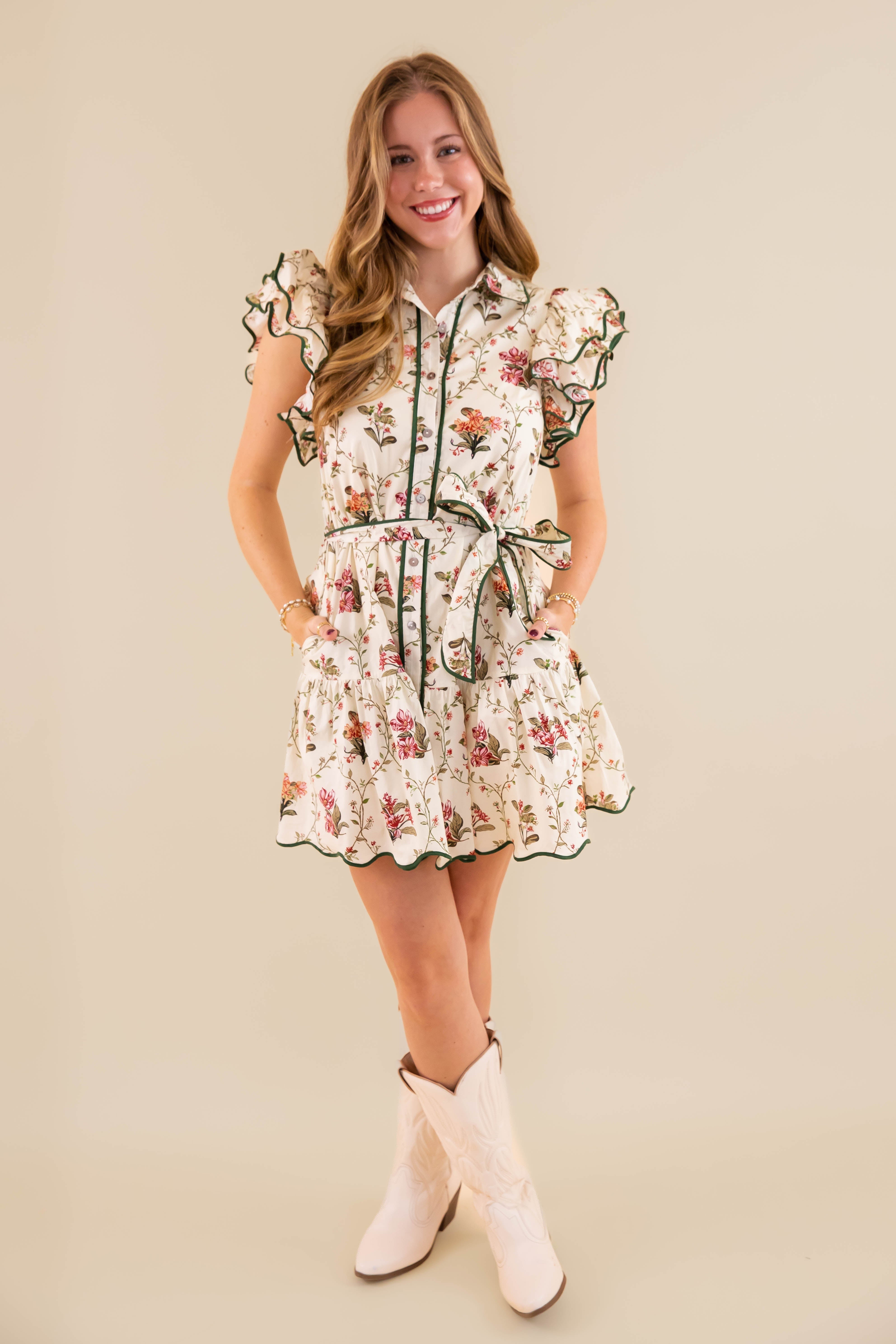 Before You Go Dress-Beige