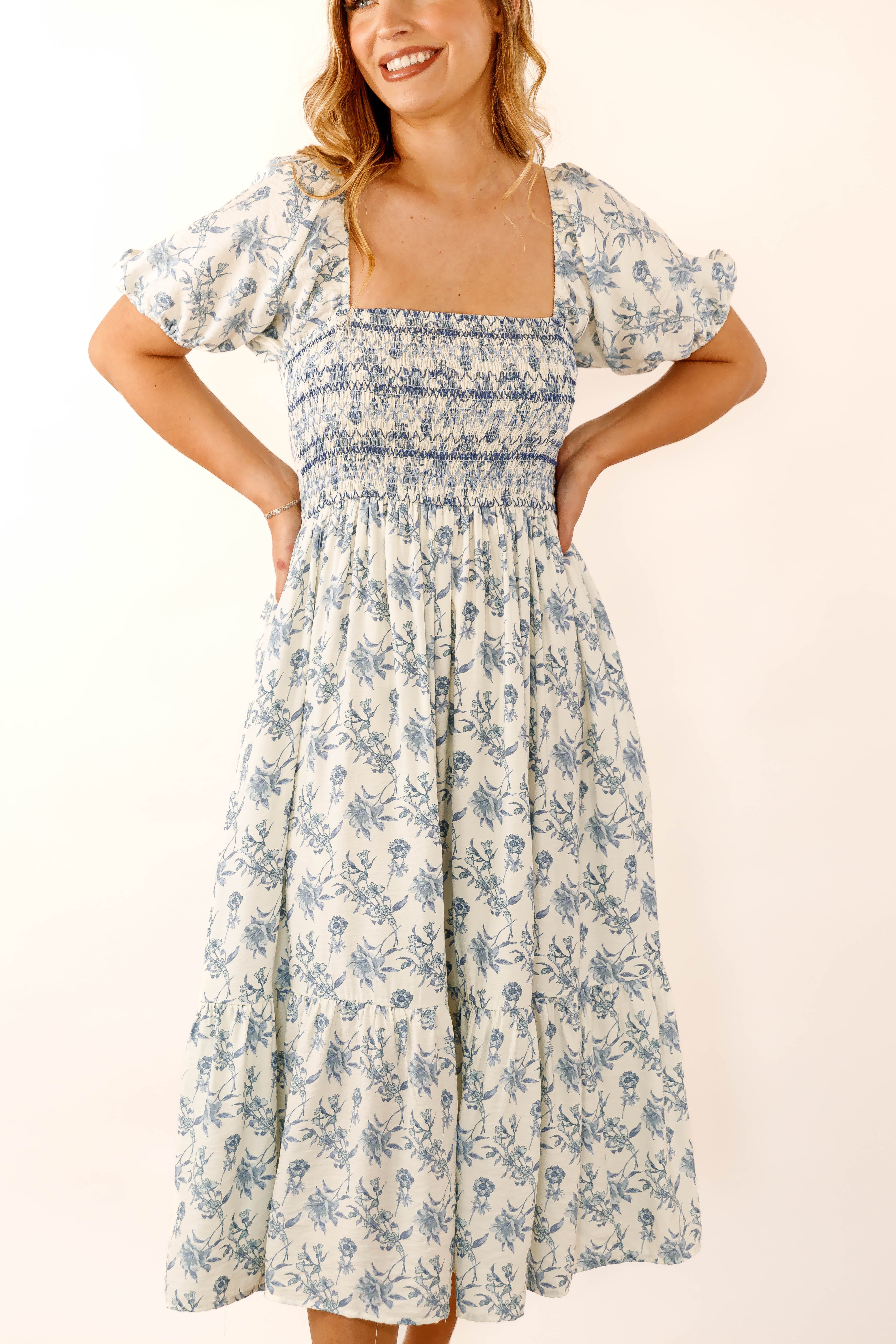 Always Close To Home Midi Dress