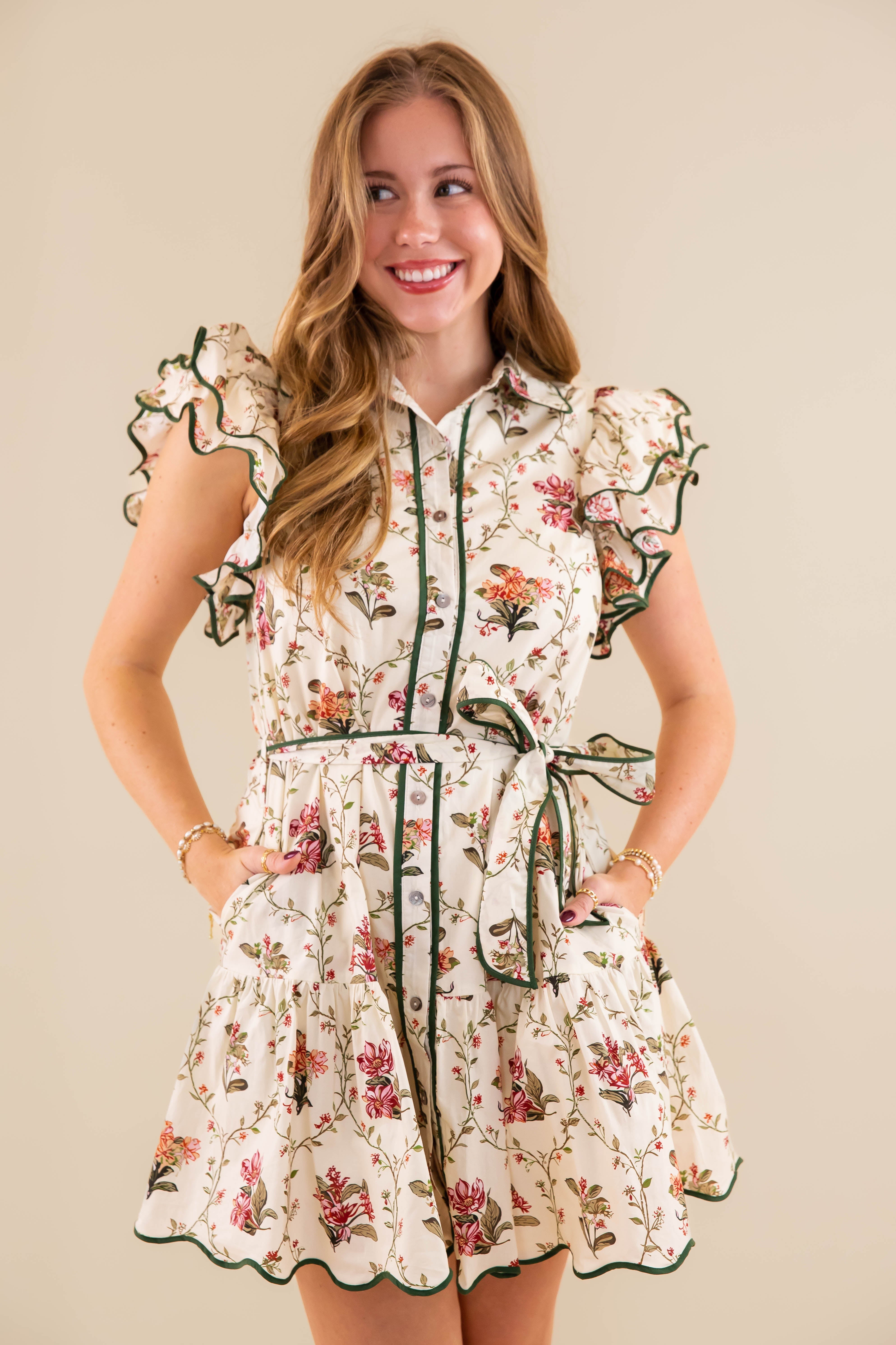 Before You Go Dress-Beige