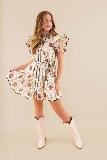 Before You Go Dress-Beige
