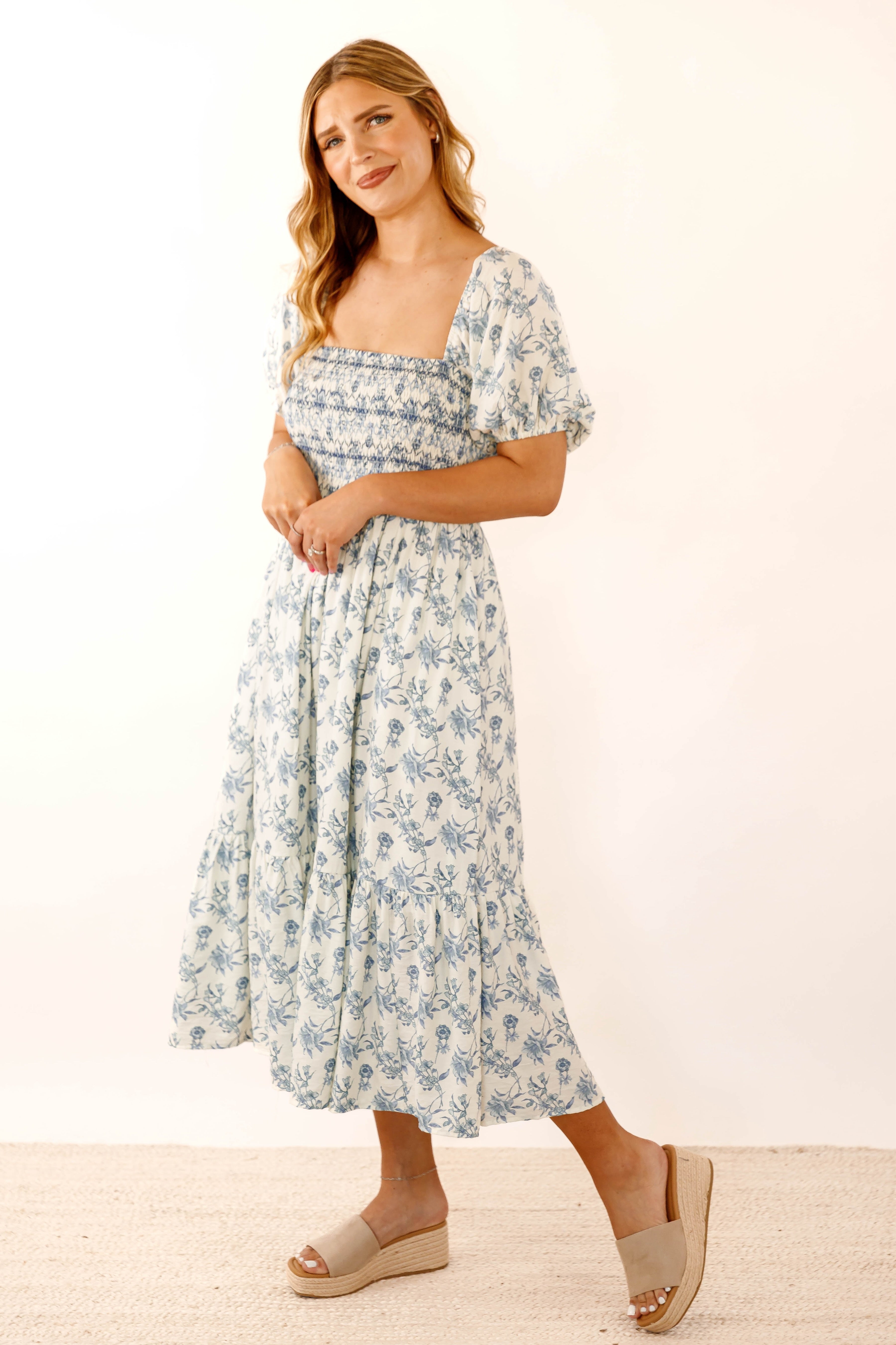 Always Close To Home Midi Dress