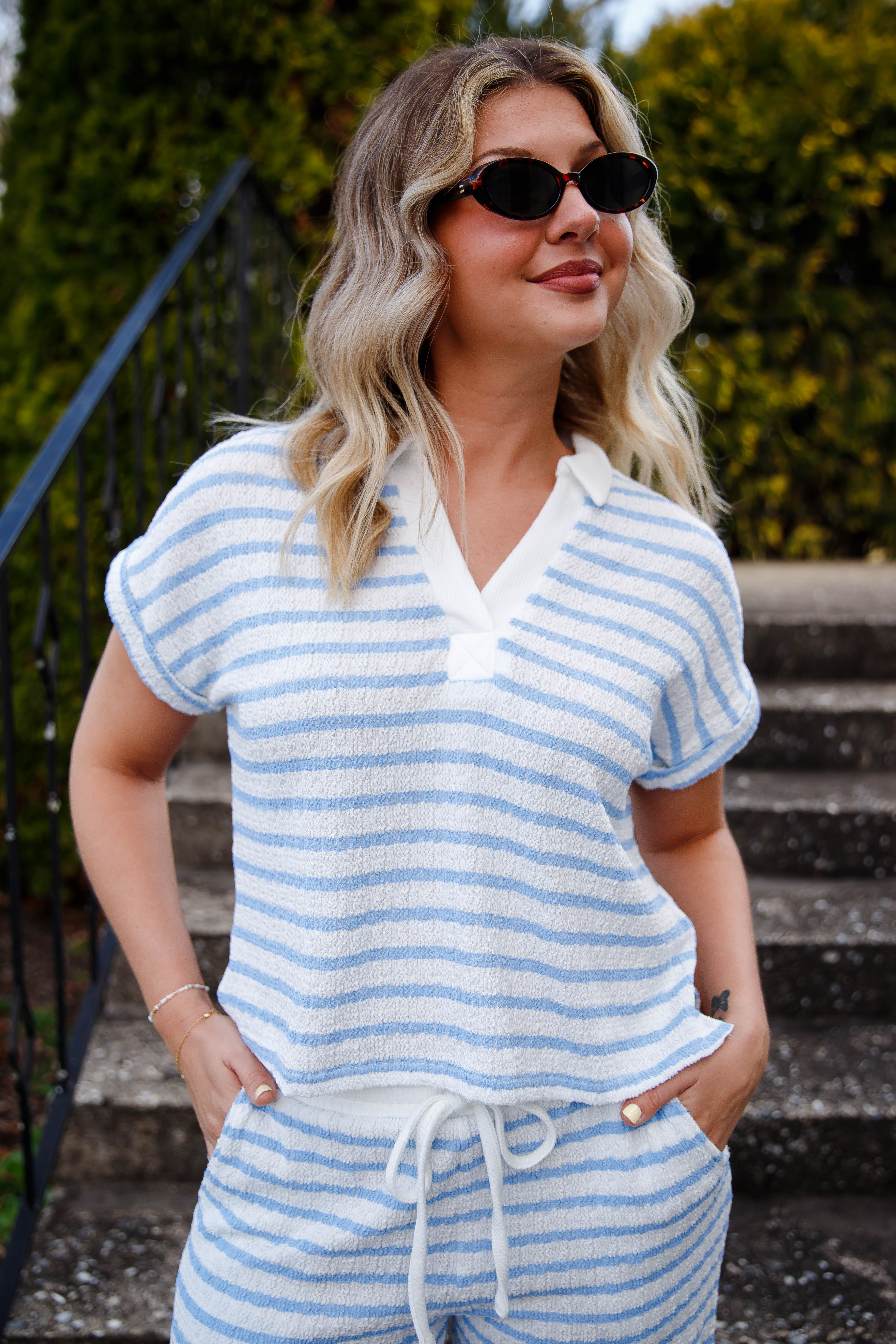 Coast is Clear V-Neck Top
