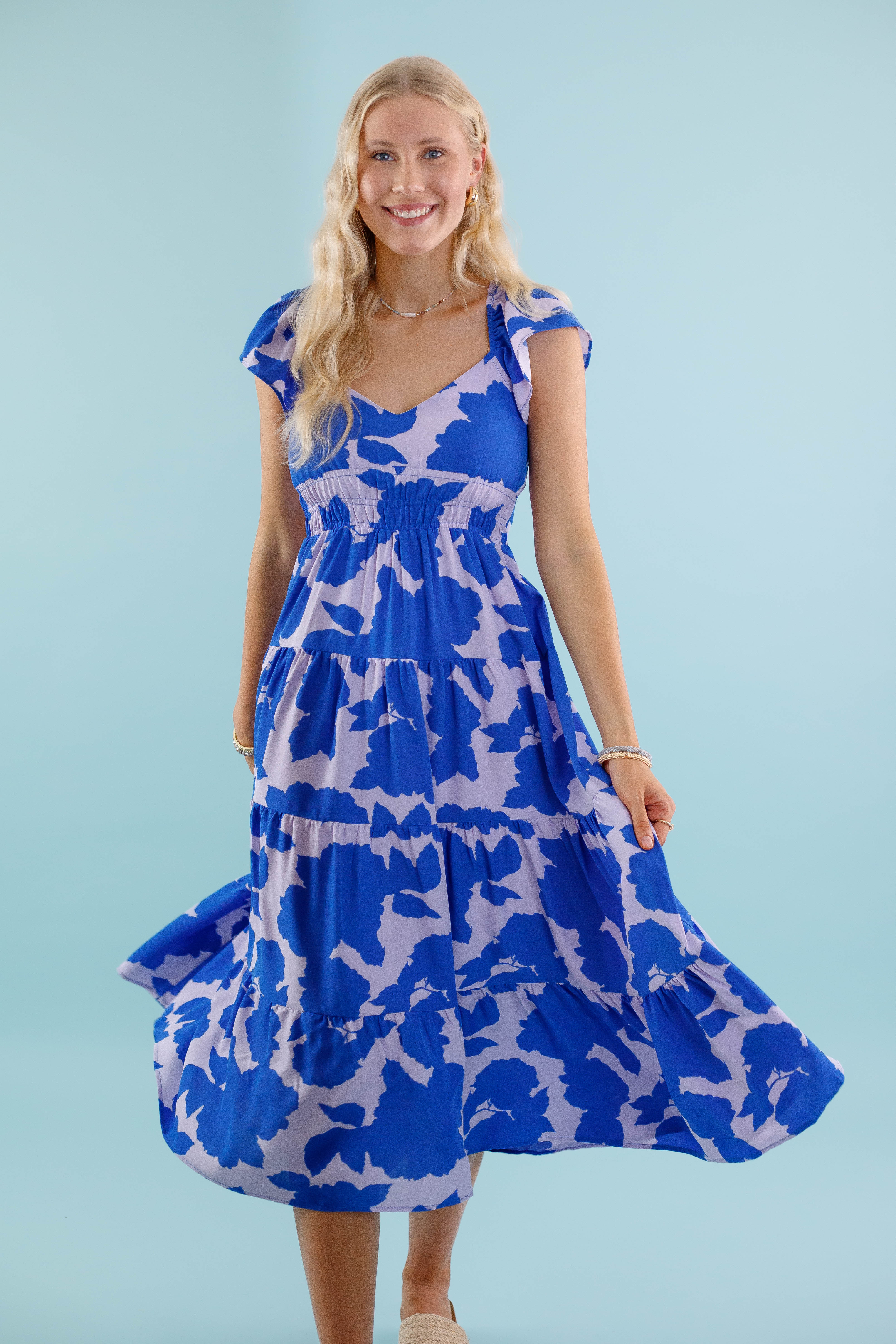FINAL SALE: Dancing In The City Midi Dress