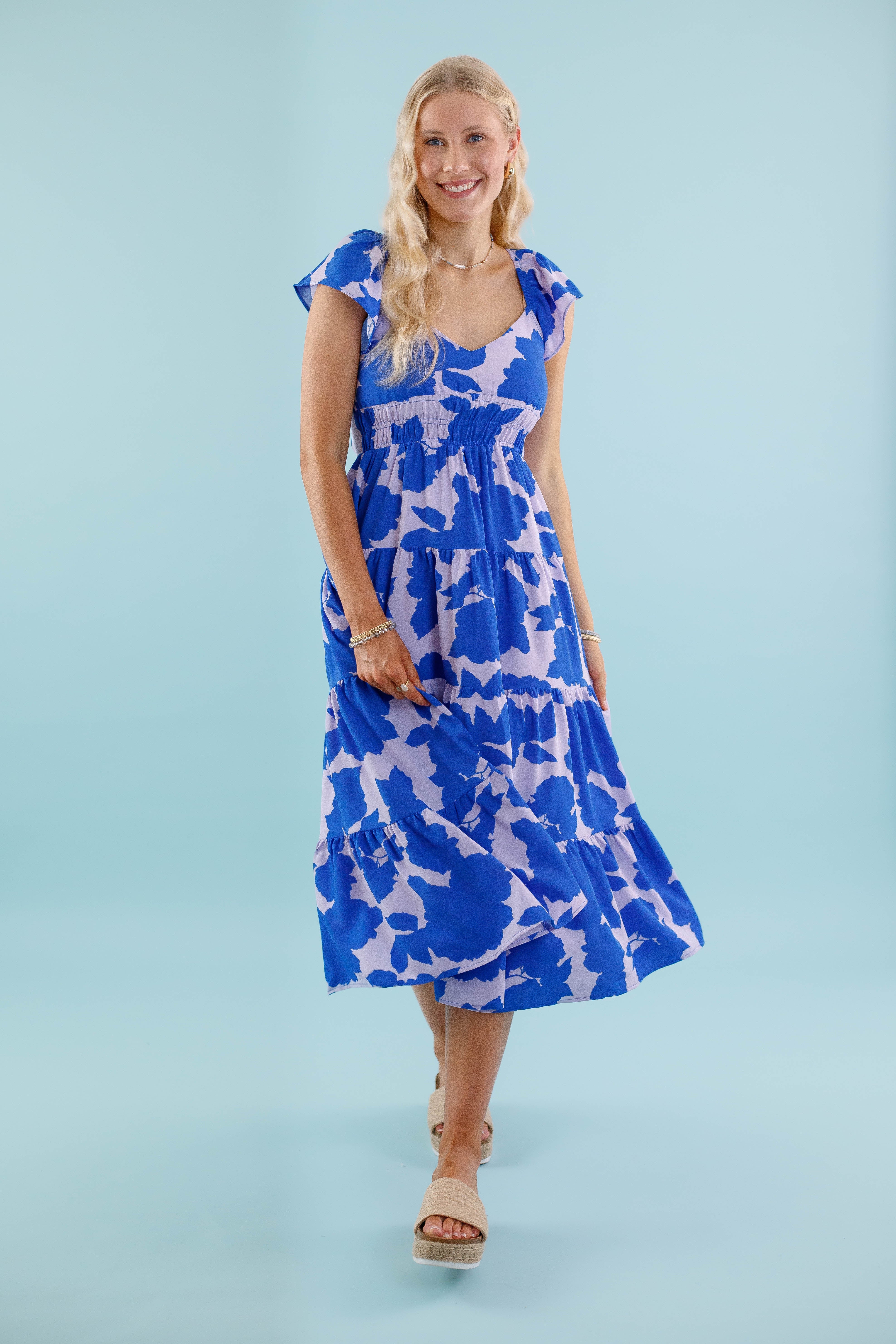 FINAL SALE: Dancing In The City Midi Dress