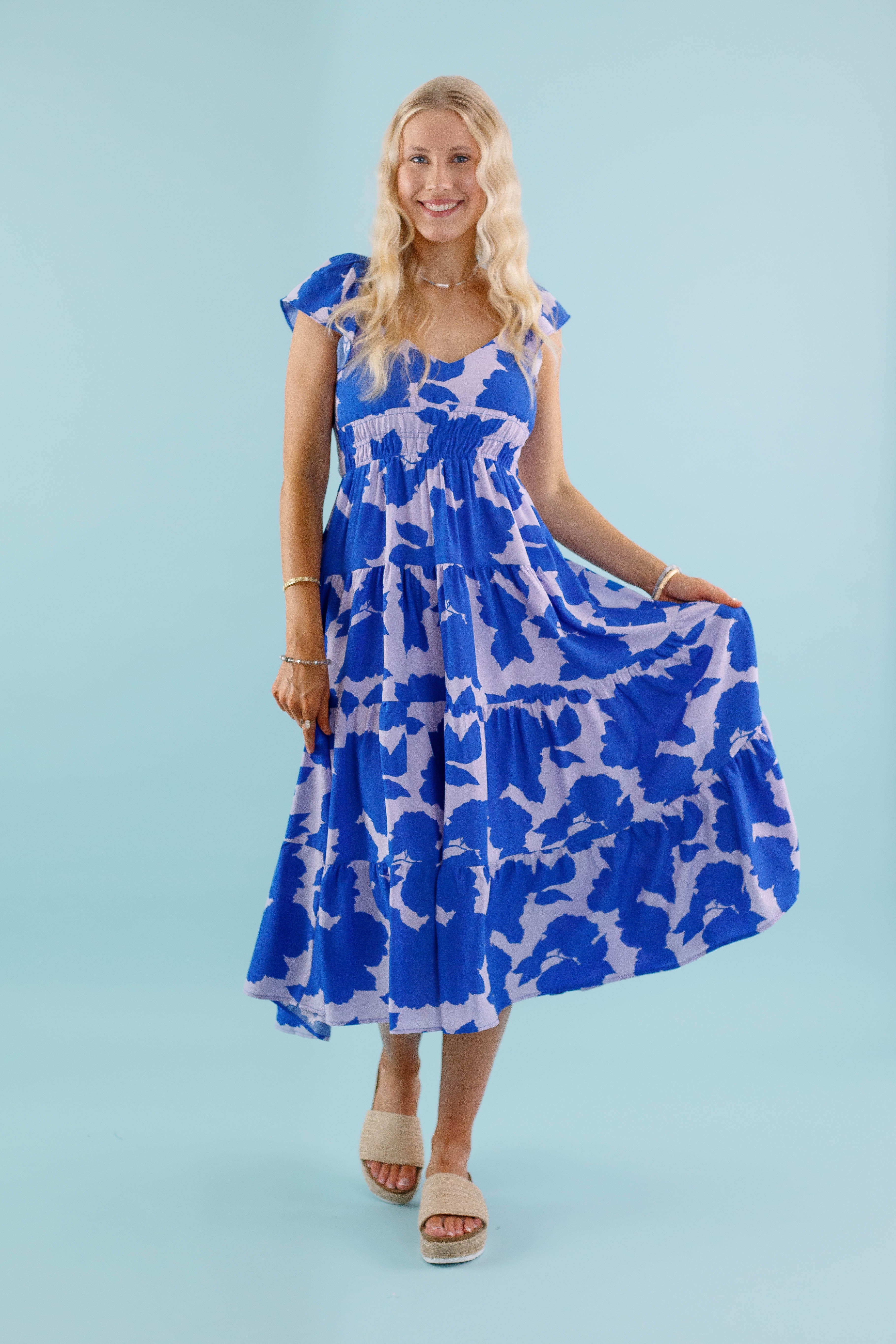 FINAL SALE: Dancing In The City Midi Dress