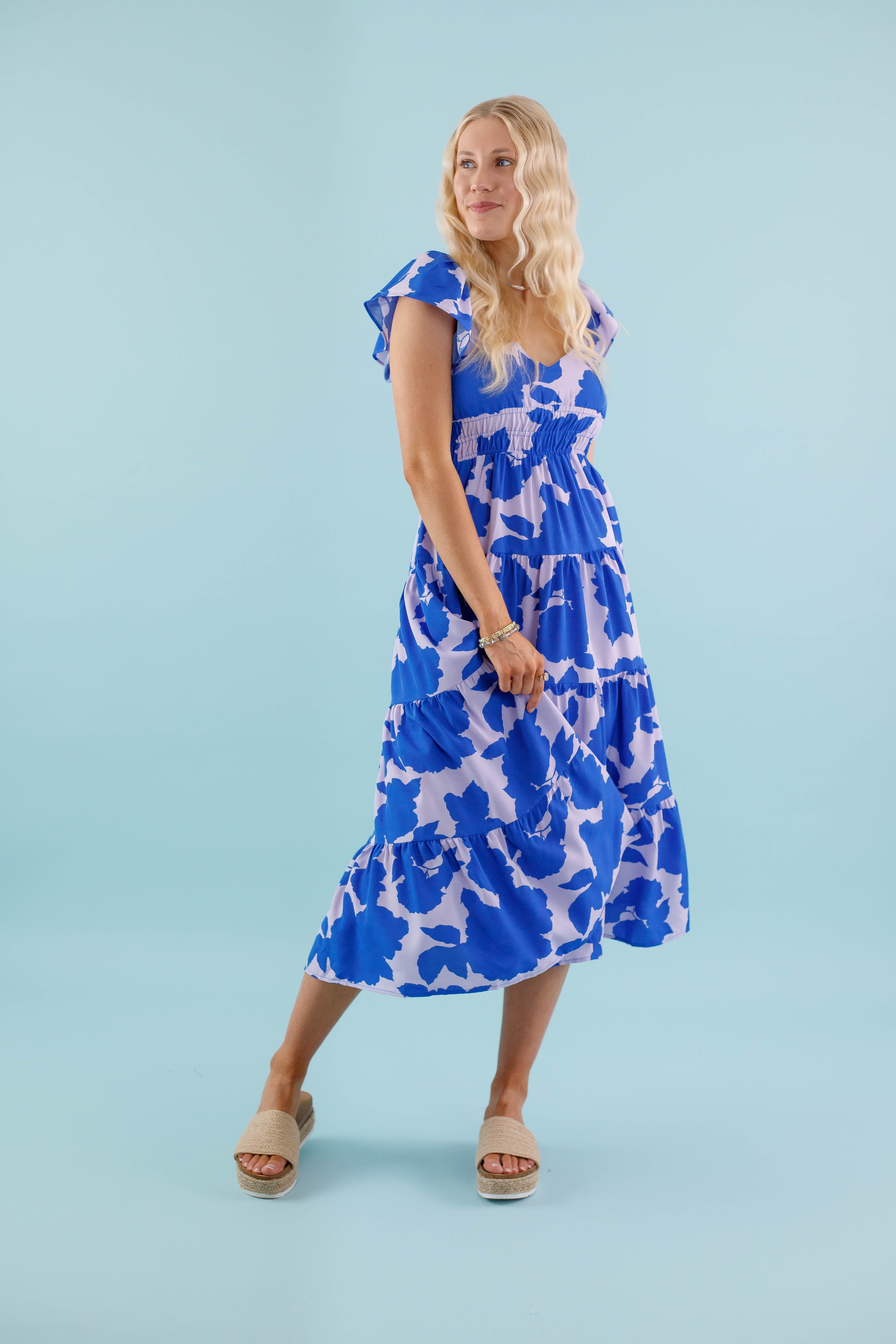 FINAL SALE: Dancing In The City Midi Dress