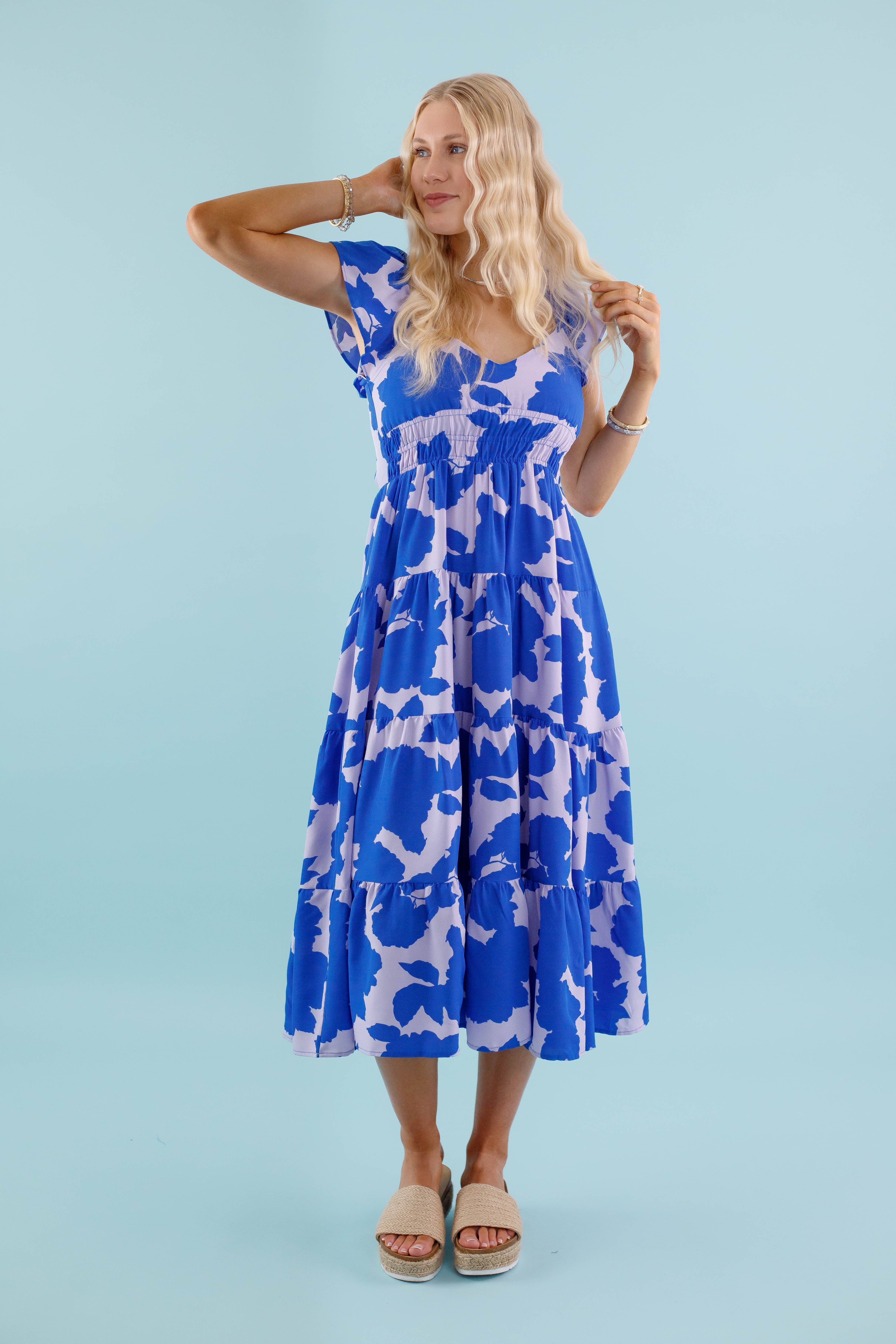 FINAL SALE: Dancing In The City Midi Dress