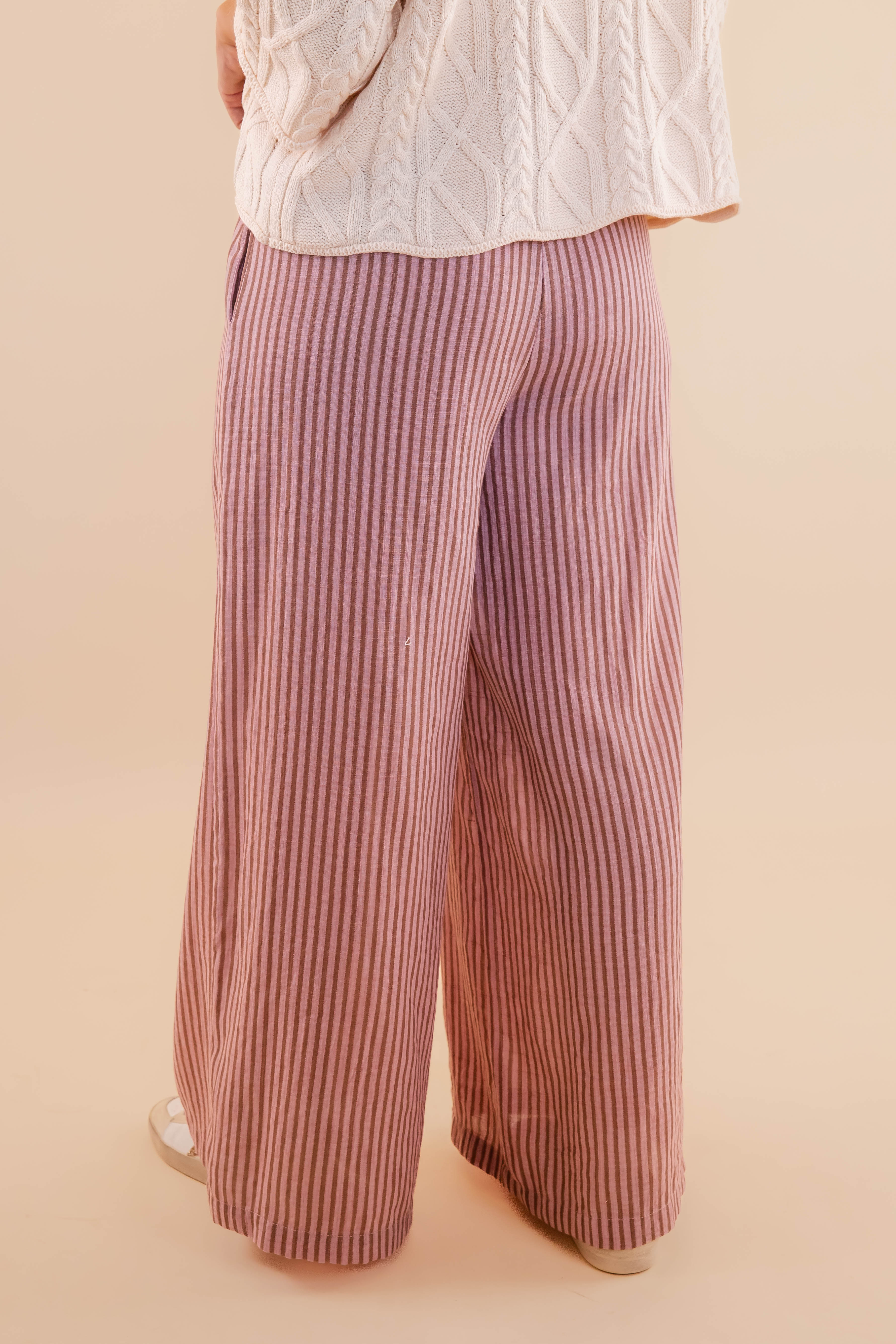 Wrapped In It Pants-Blush
