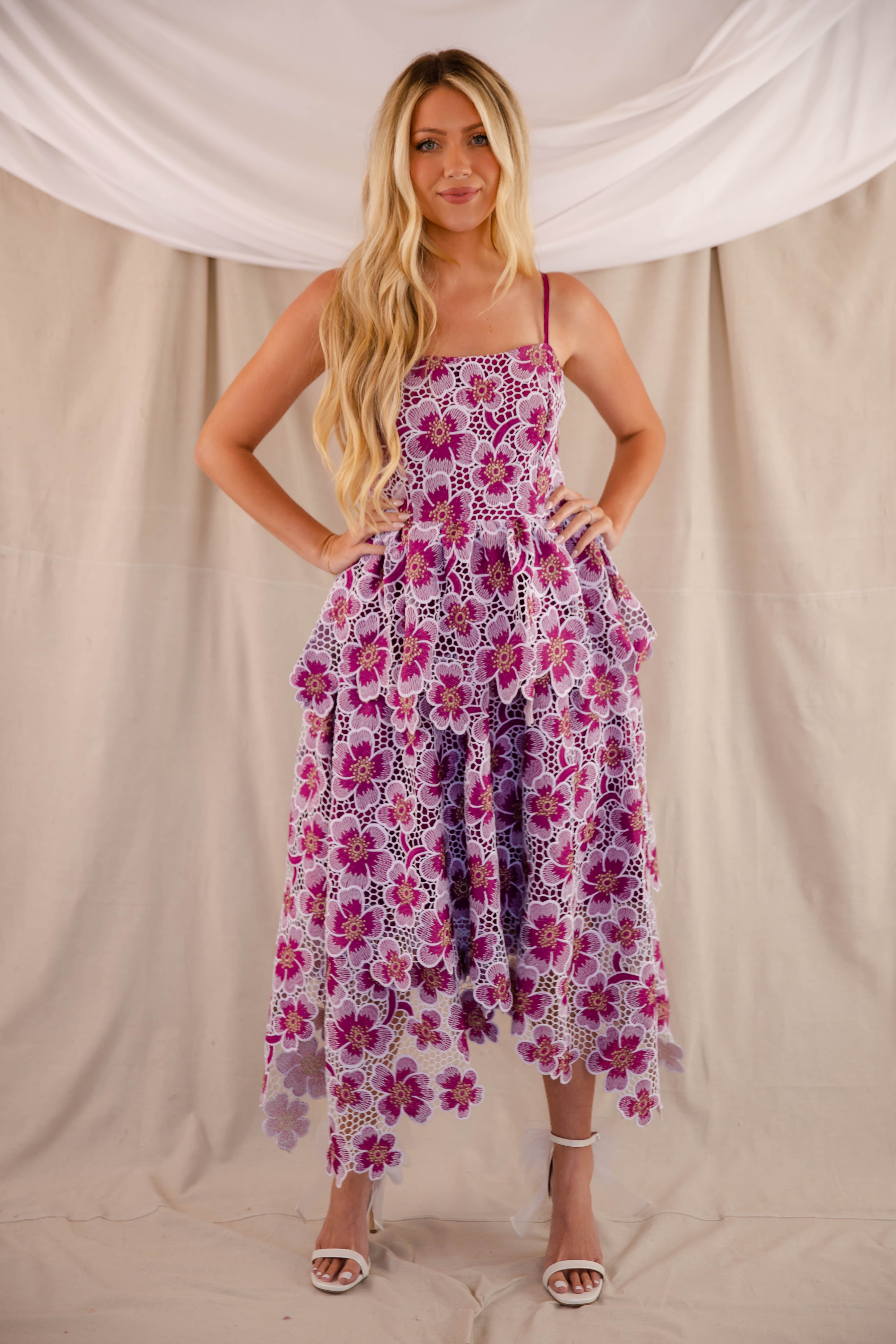 A Part Of The Crowd Midi Dress