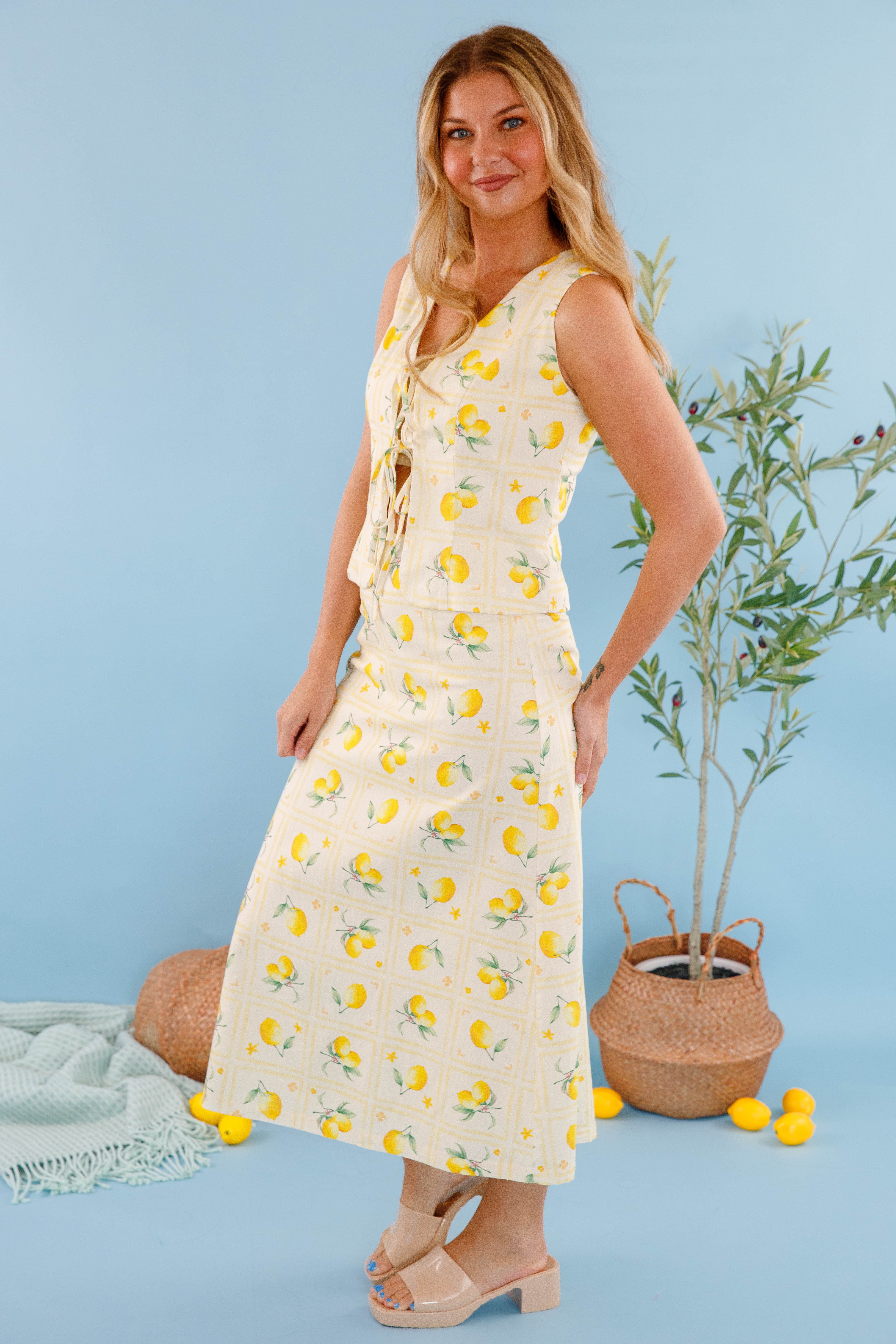 Feeling Alive Midi Skirt