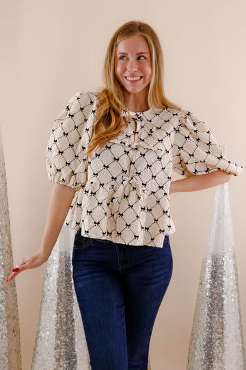 FINAL SALE: Bow Down Blouse