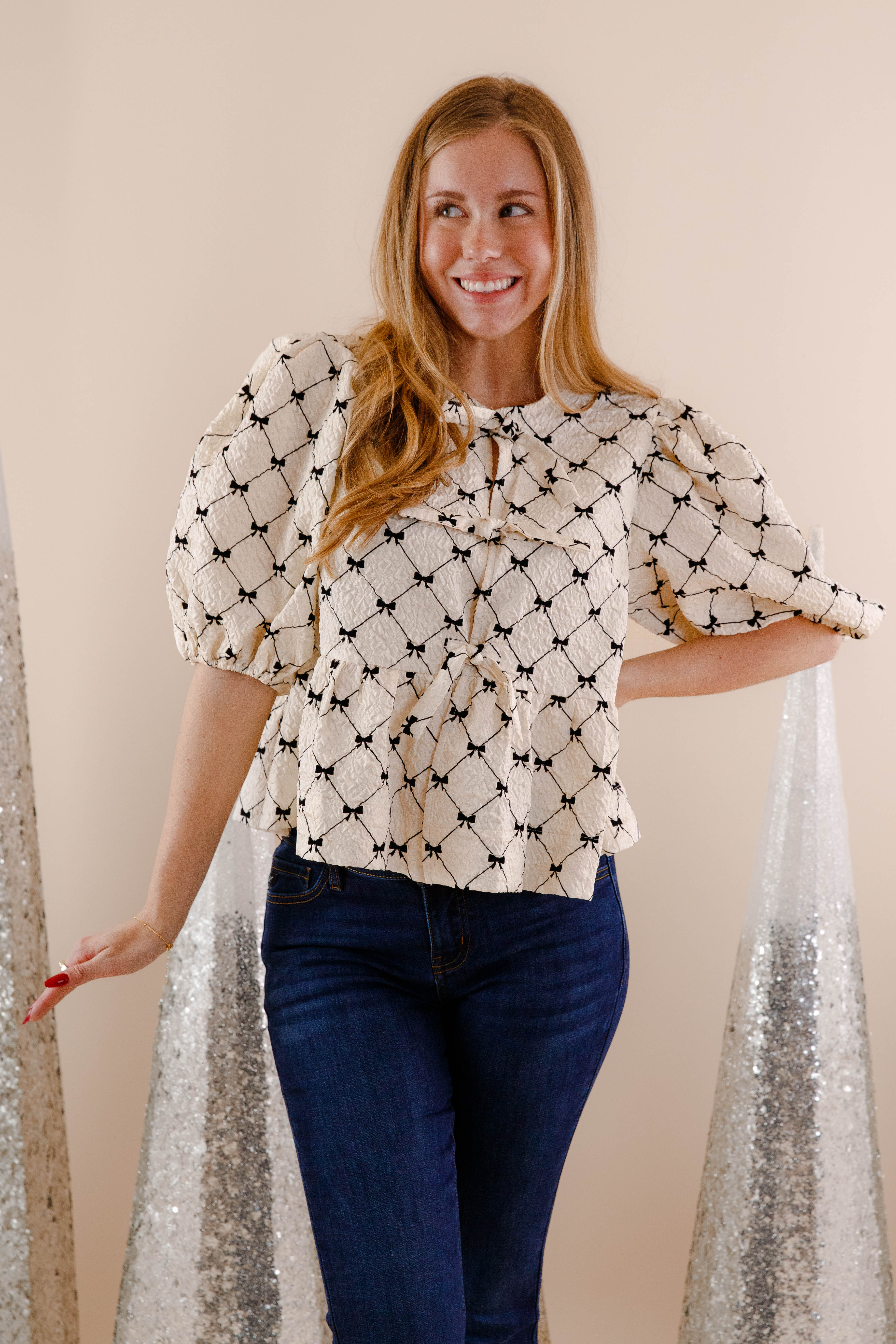 FINAL SALE: Bow Down Blouse