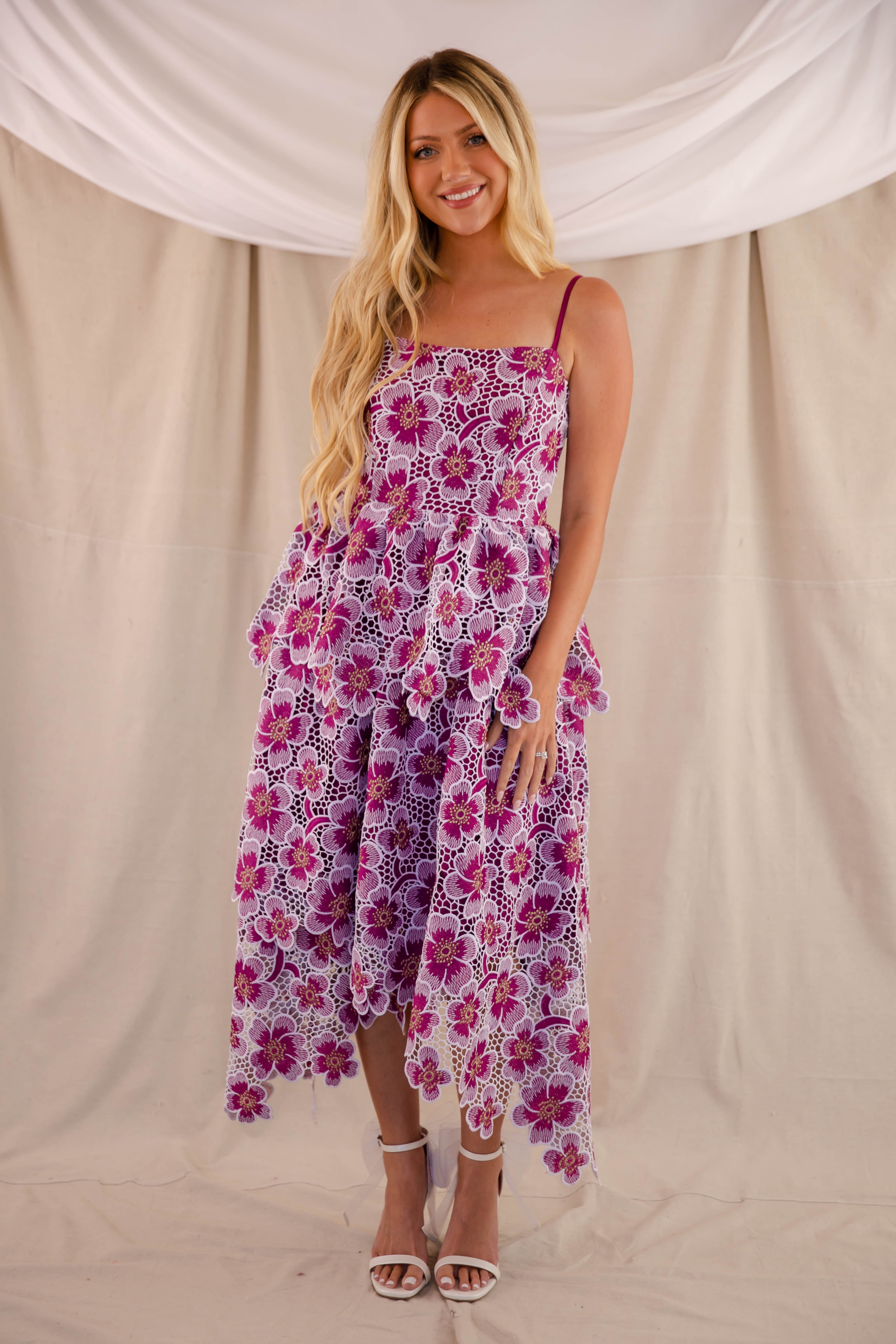 A Part Of The Crowd Midi Dress