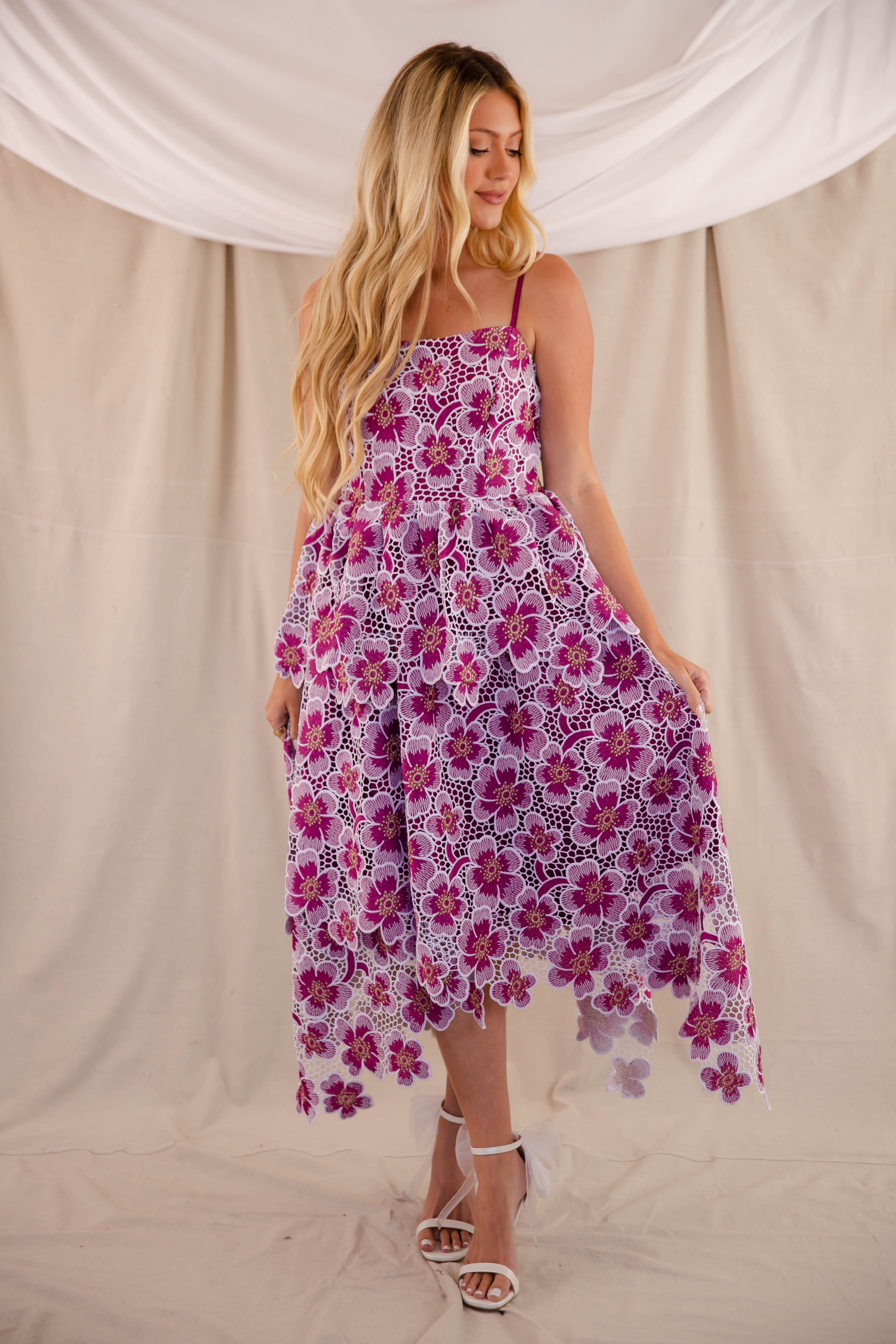A Part Of The Crowd Midi Dress